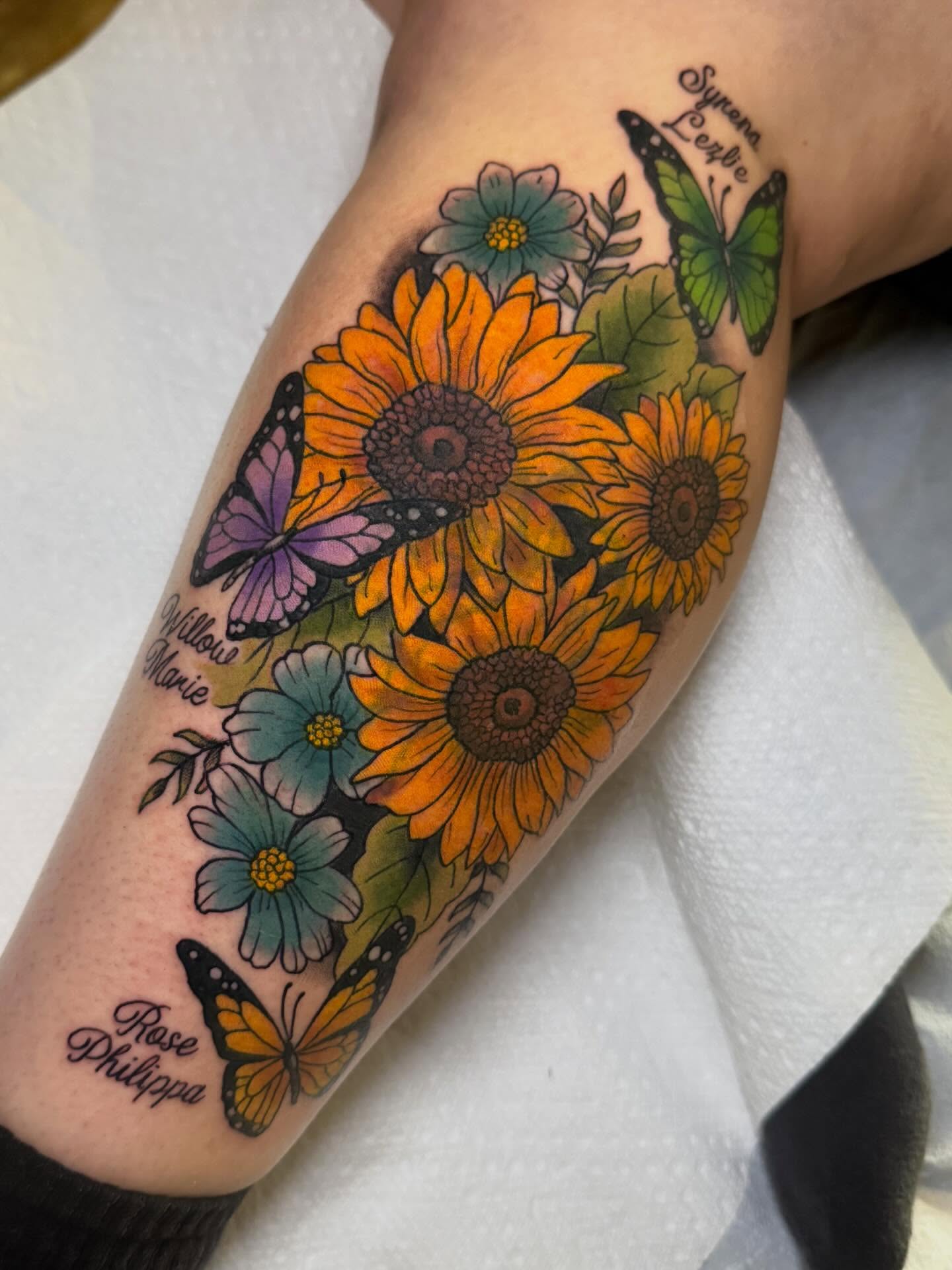 Tattoo by @trashcattattoos — new_school, watercolor