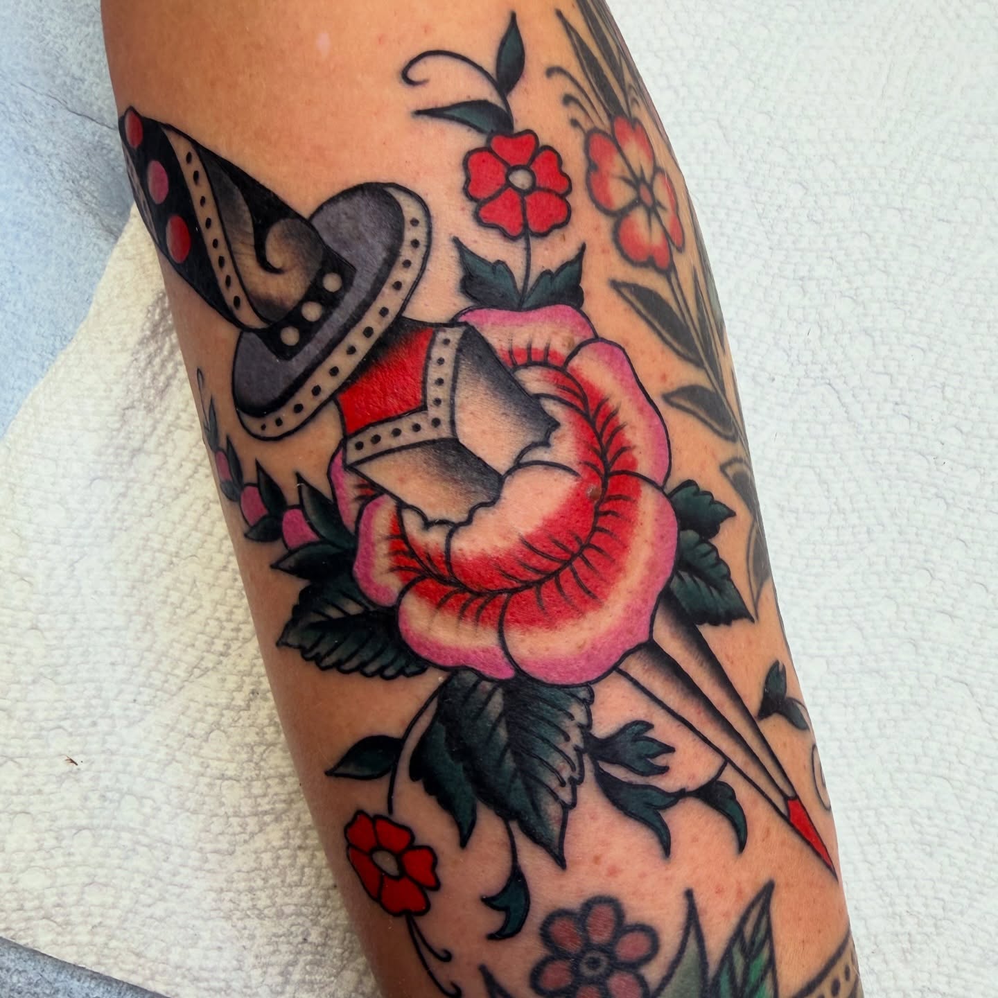 Tattoo by @morganhabe — american_traditional