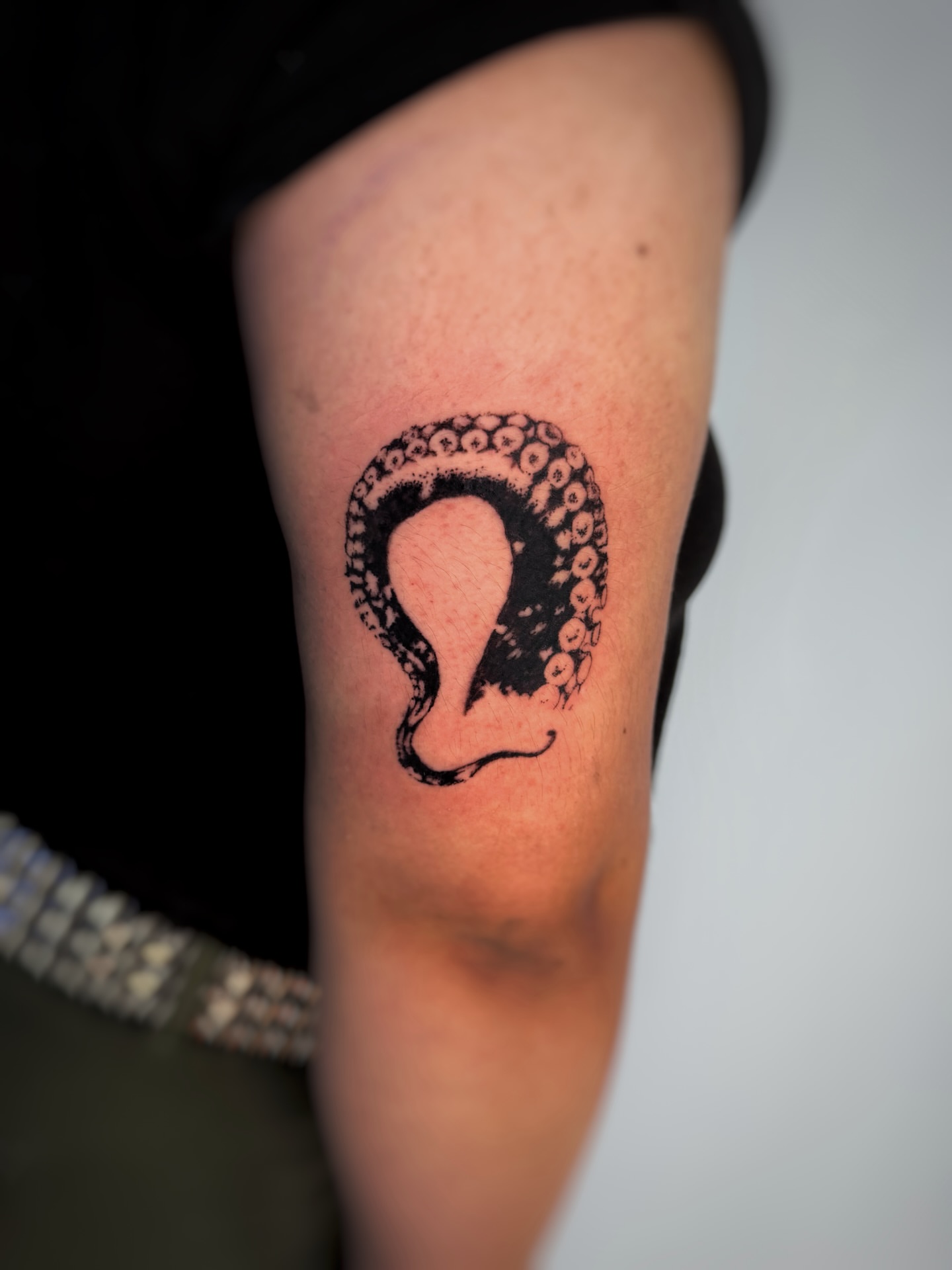 Tattoo by @loaftatts — black_and_grey