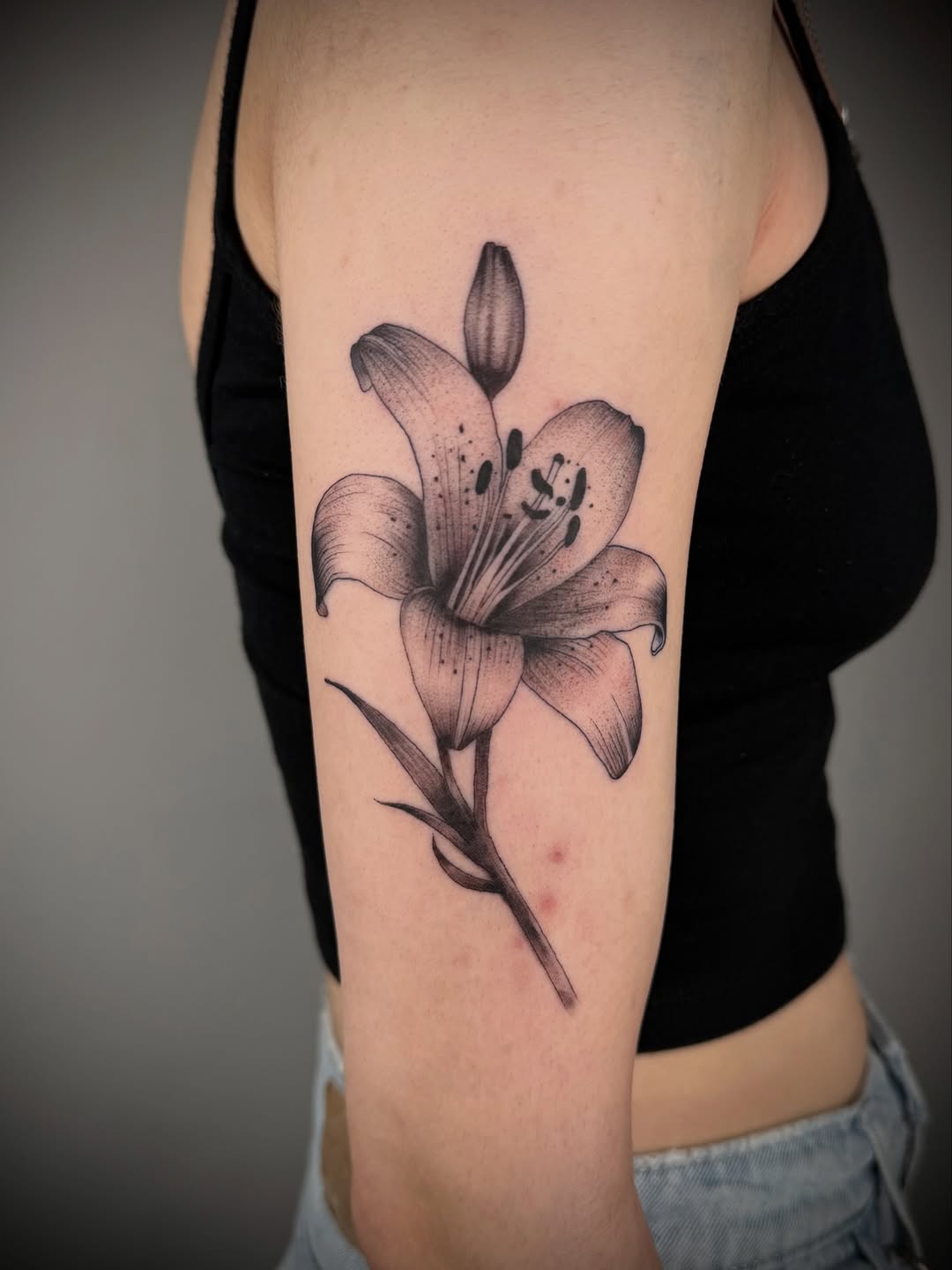 Tattoo by @tattoos.stephanie — realism, black_and_grey
