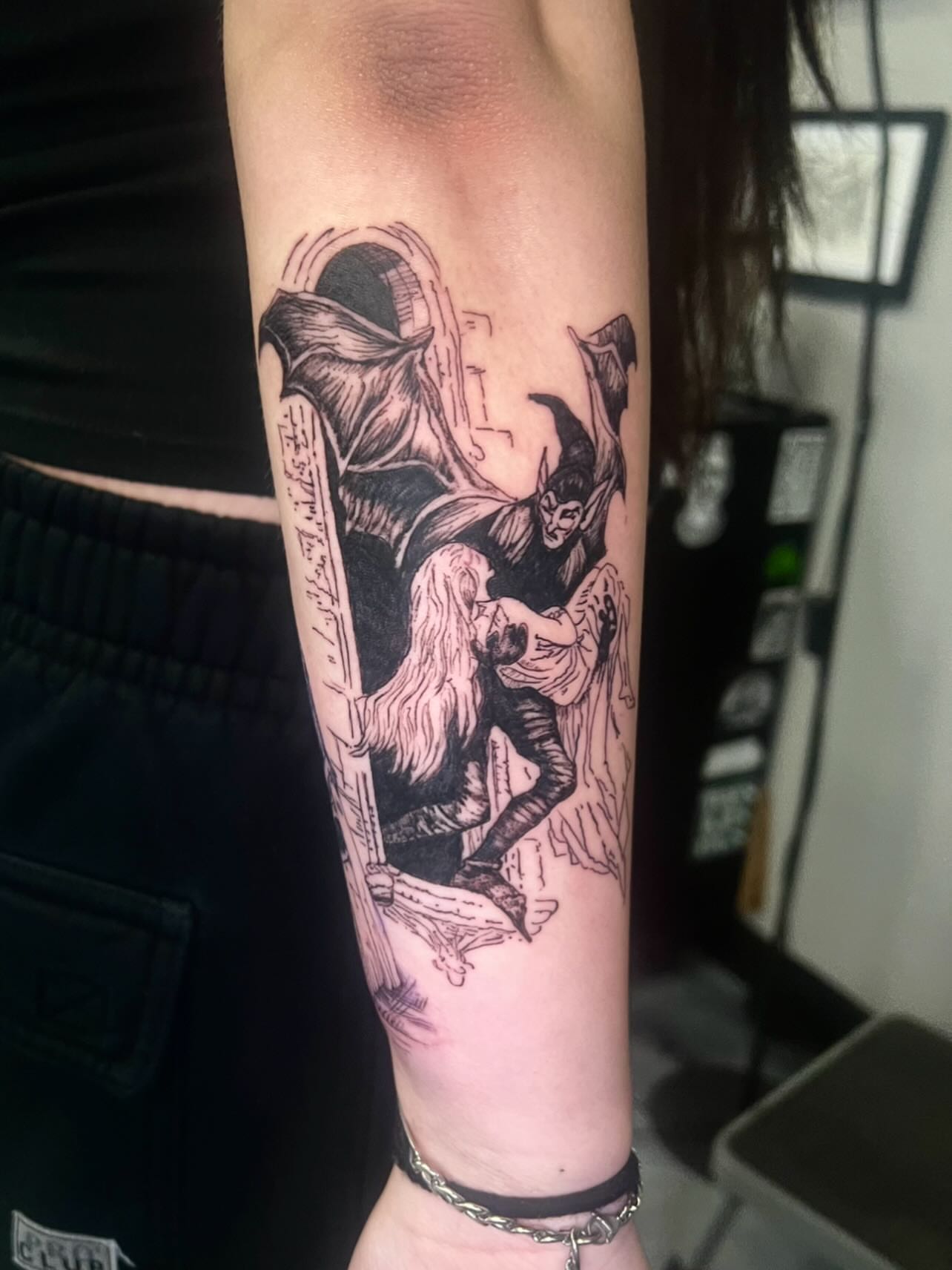 Tattoo by @marztattz — black_and_grey