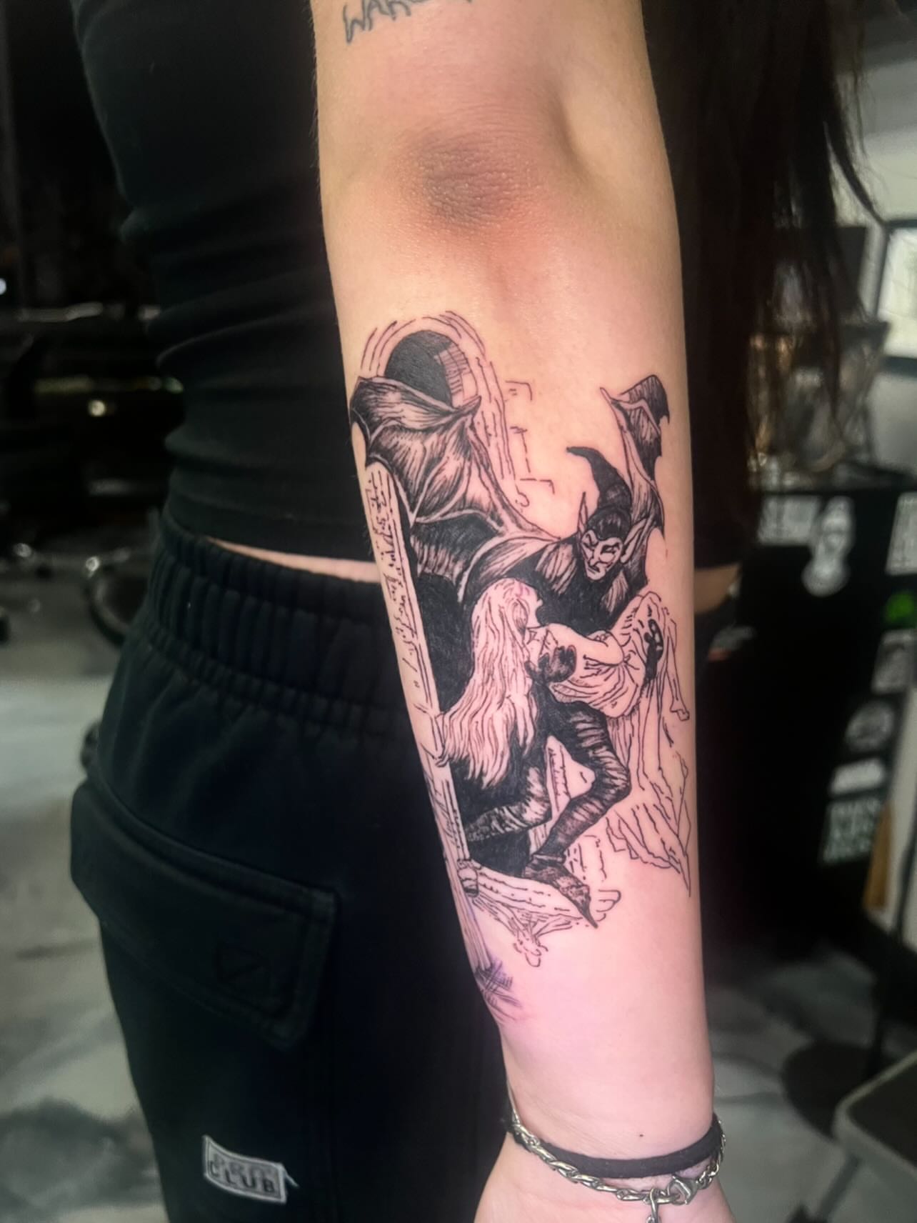Tattoo by @marztattz — black_and_grey