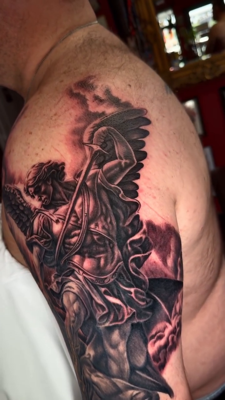 Tattoo by @artbycalib — realism, black_and_grey