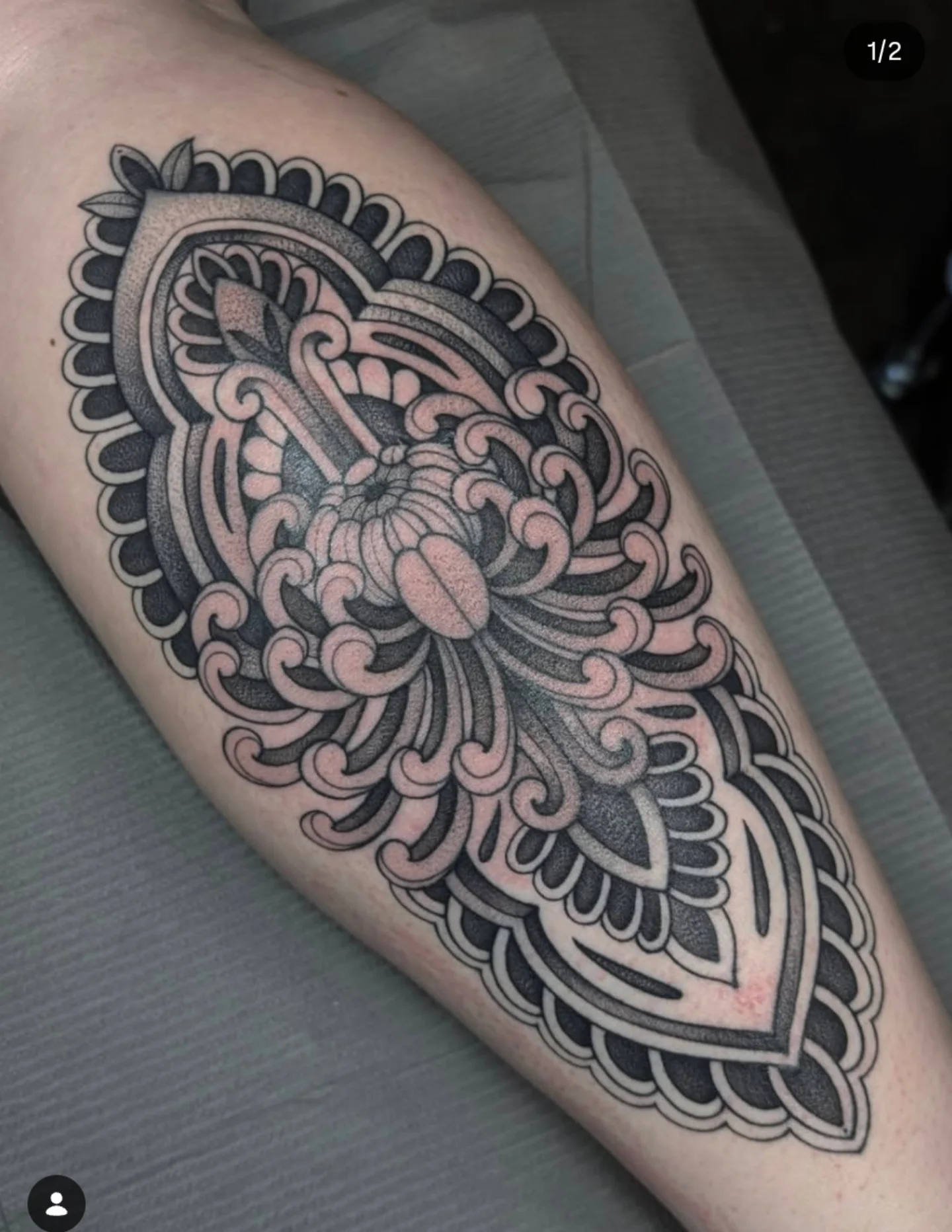 Tattoo by @kattiebaby — ornamental