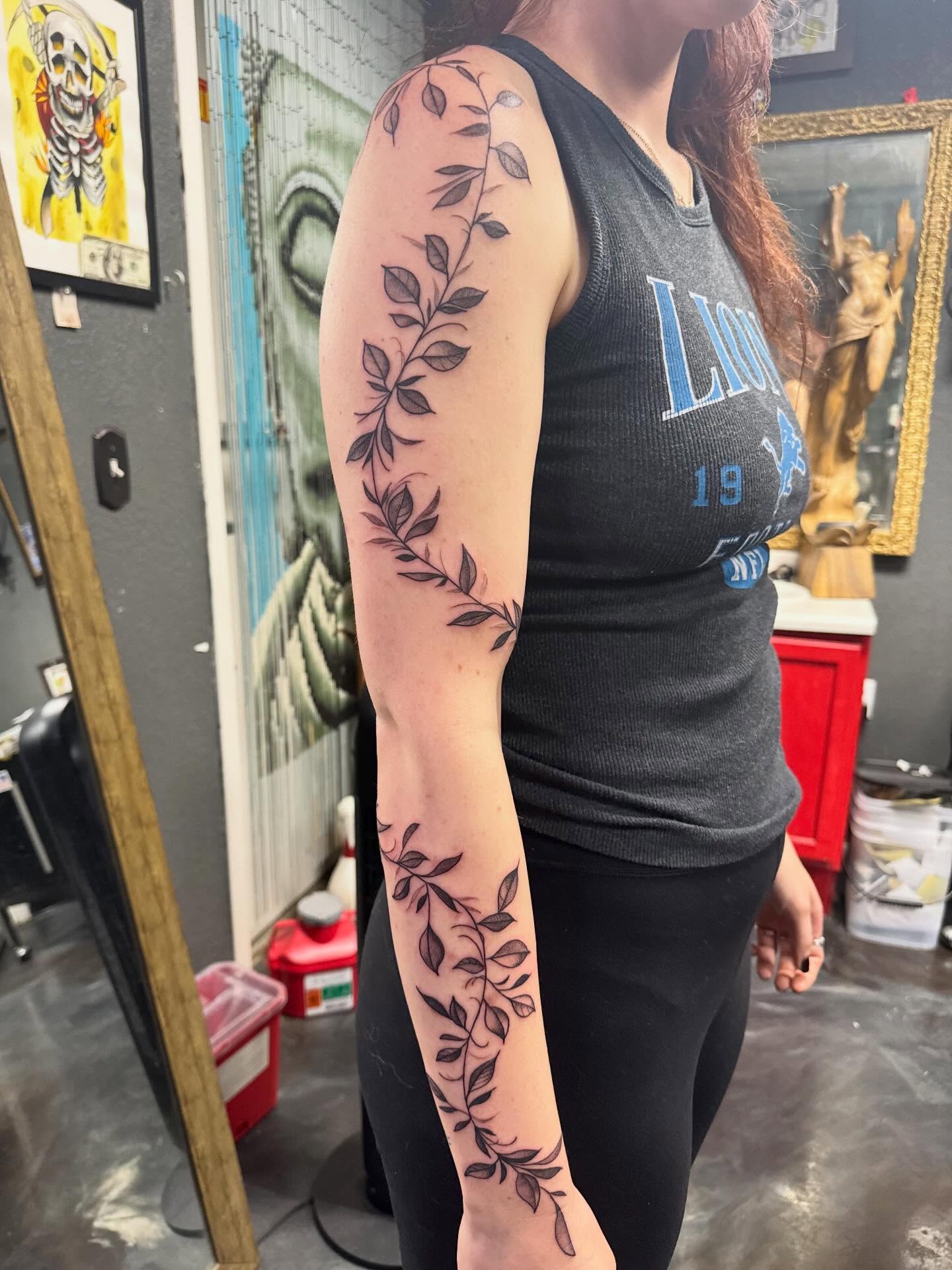 Tattoo by @kylehtattoo — black_and_grey
