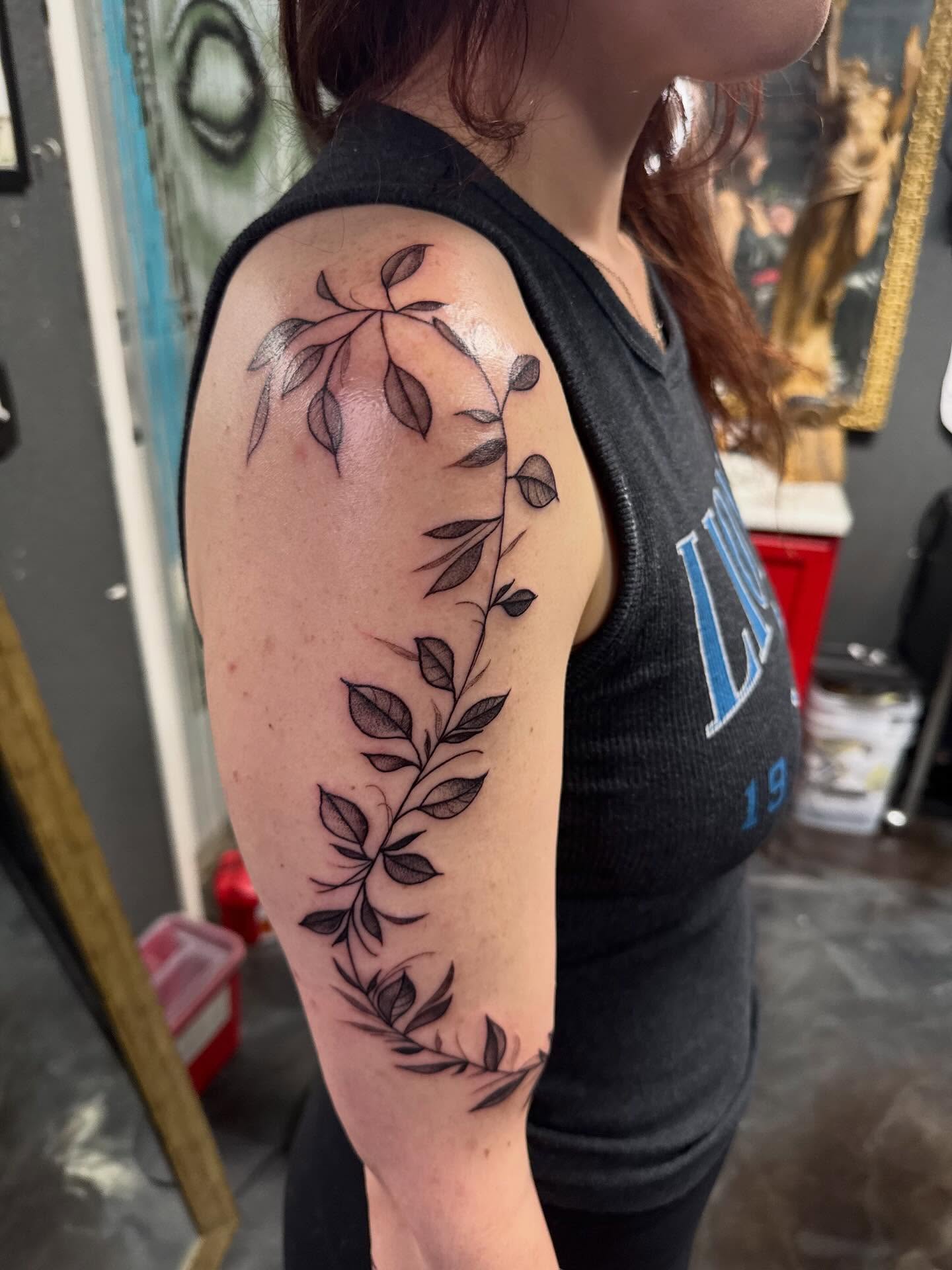 Tattoo by @kylehtattoo — black_and_grey