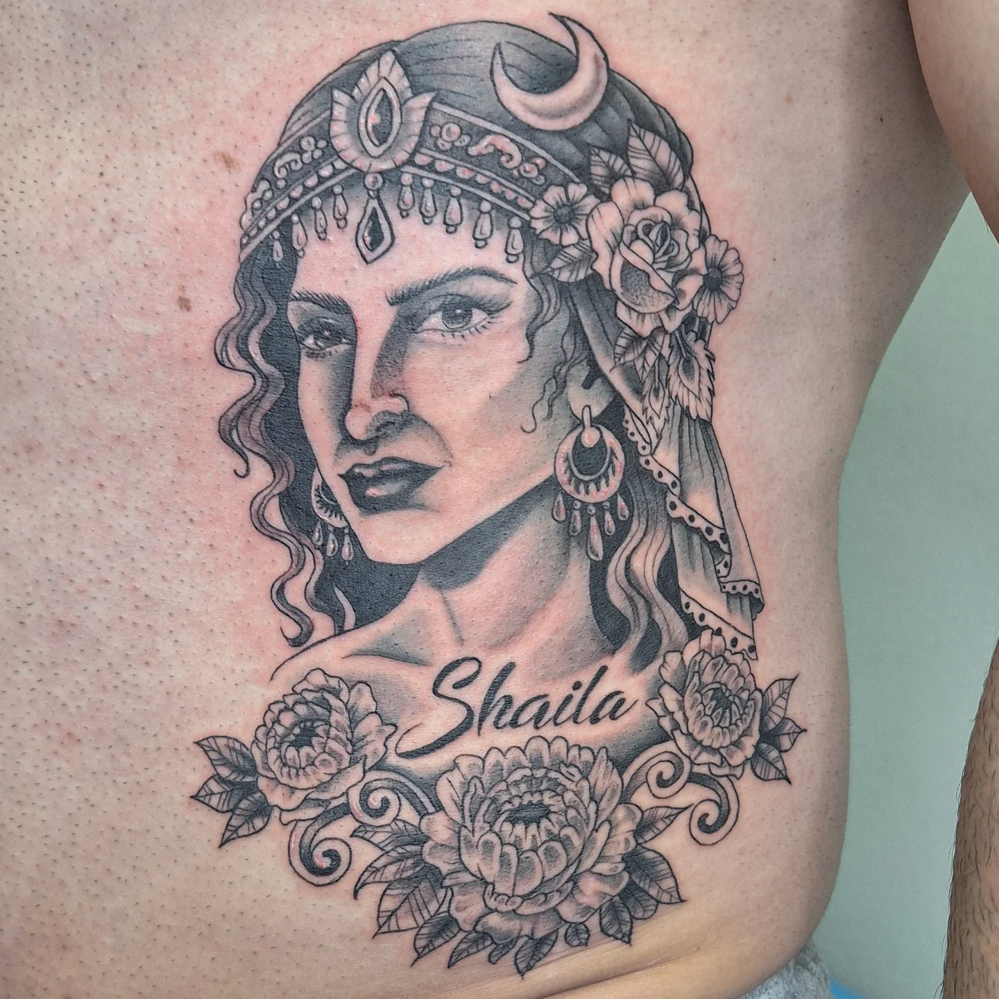 Tattoo by @jermwarfare_tattoos — black_and_grey, realism