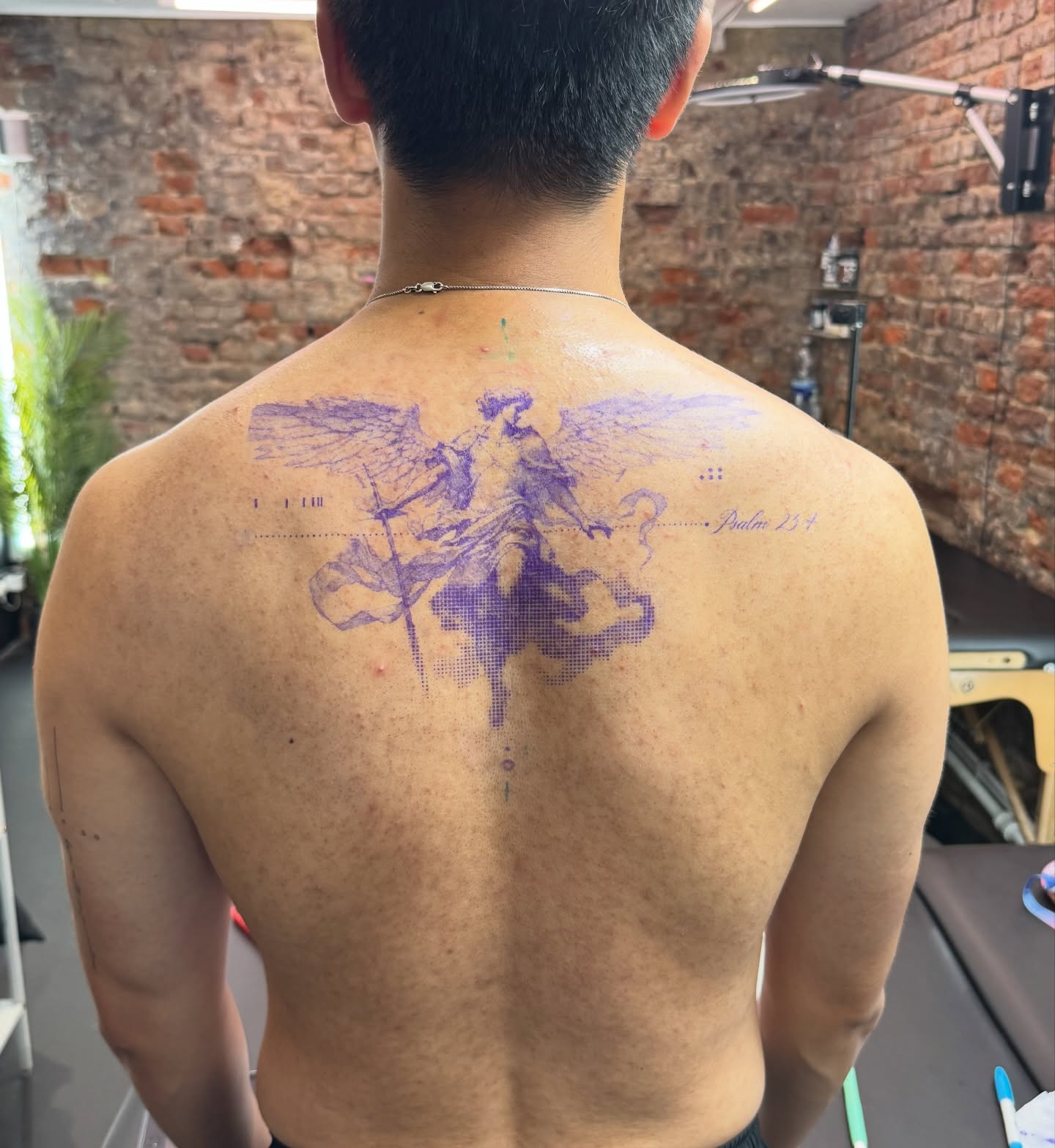 Tattoo by @dannyptattoos — dotwork