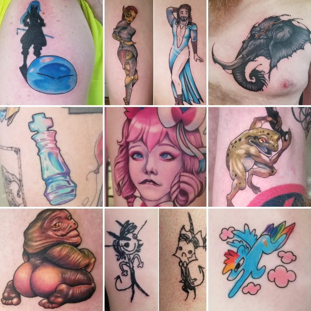 Tattoo by @brianchuntattoo — anime, illustrative