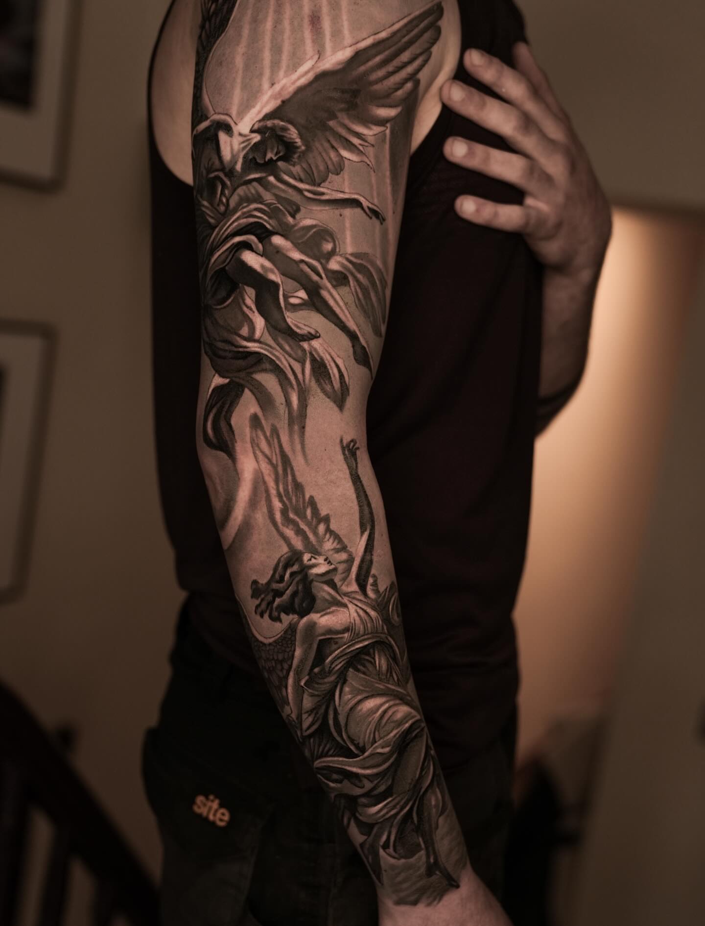 Tattoo by @aistetattoo — black_and_grey, realism
