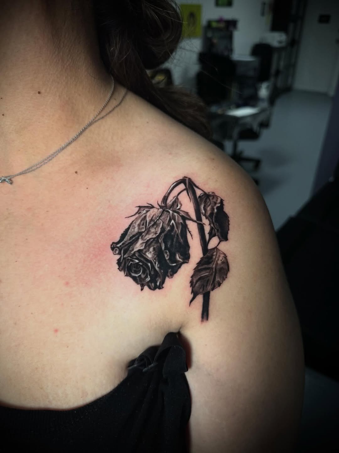 Tattoo by @chino_inks — black_and_grey, realism