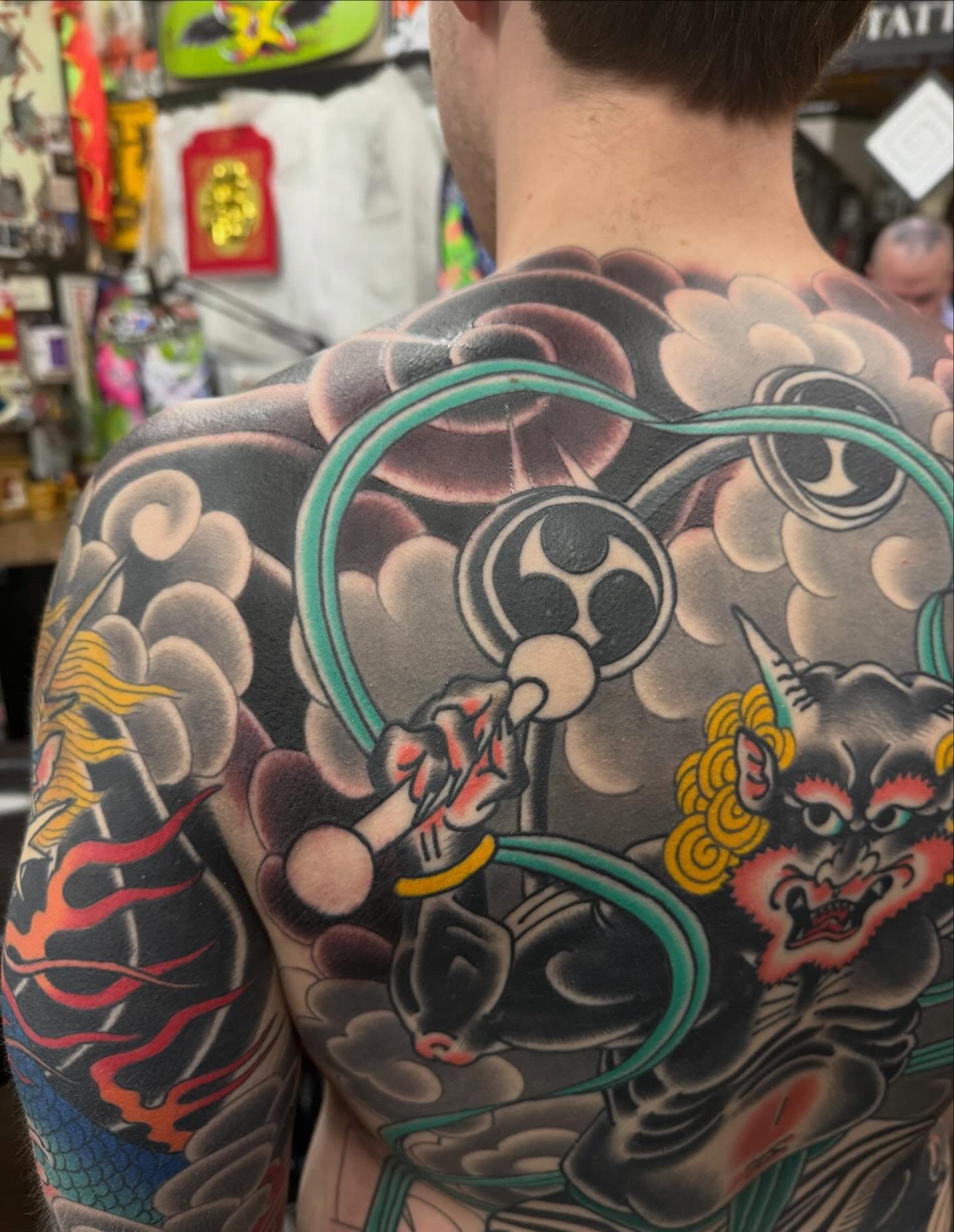 Japanese irezumi japanese irezumi tattoo on the back by Mike Diamond