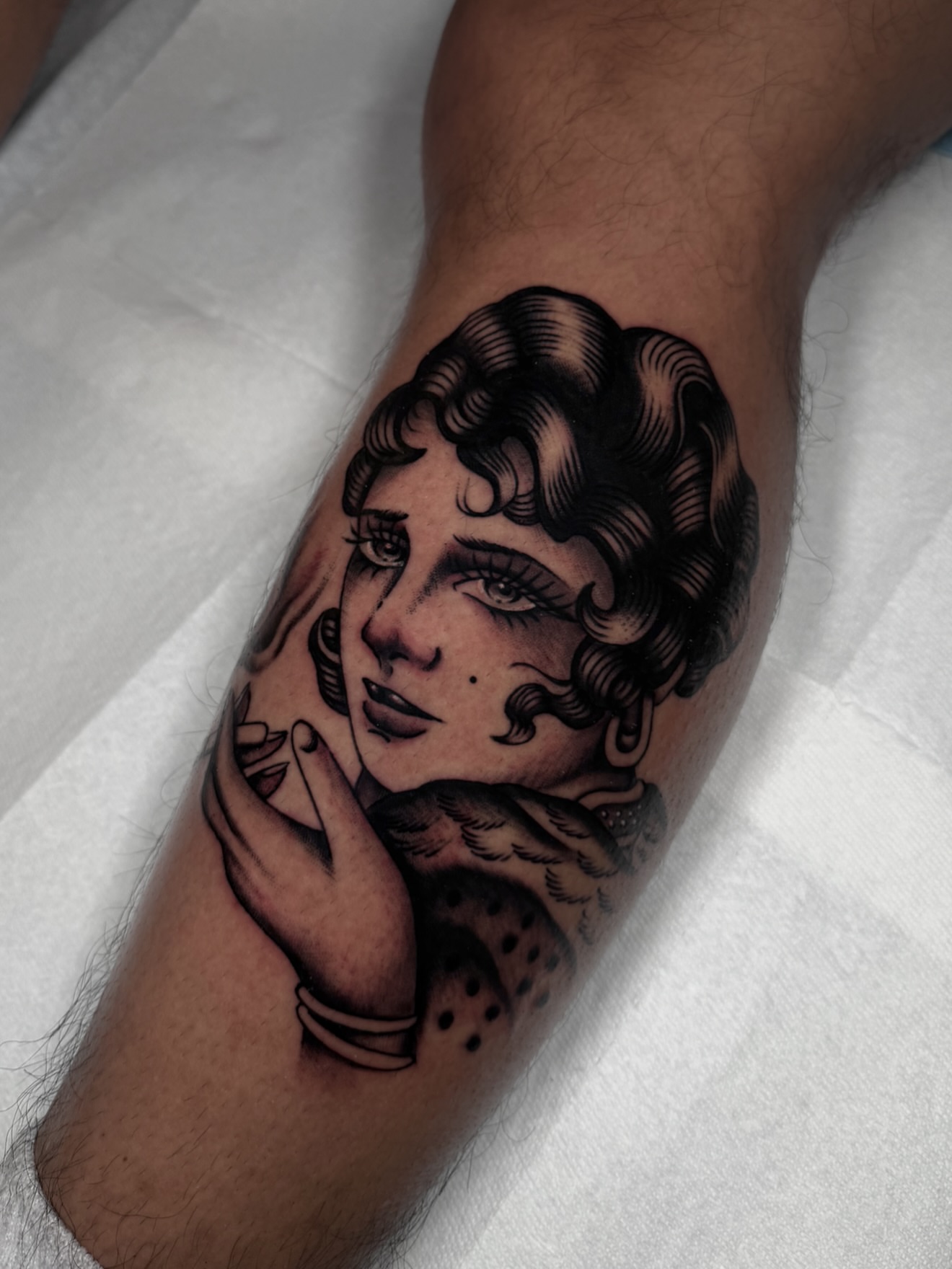 Tattoo by @caseyxsullivan — american_traditional, black_and_grey