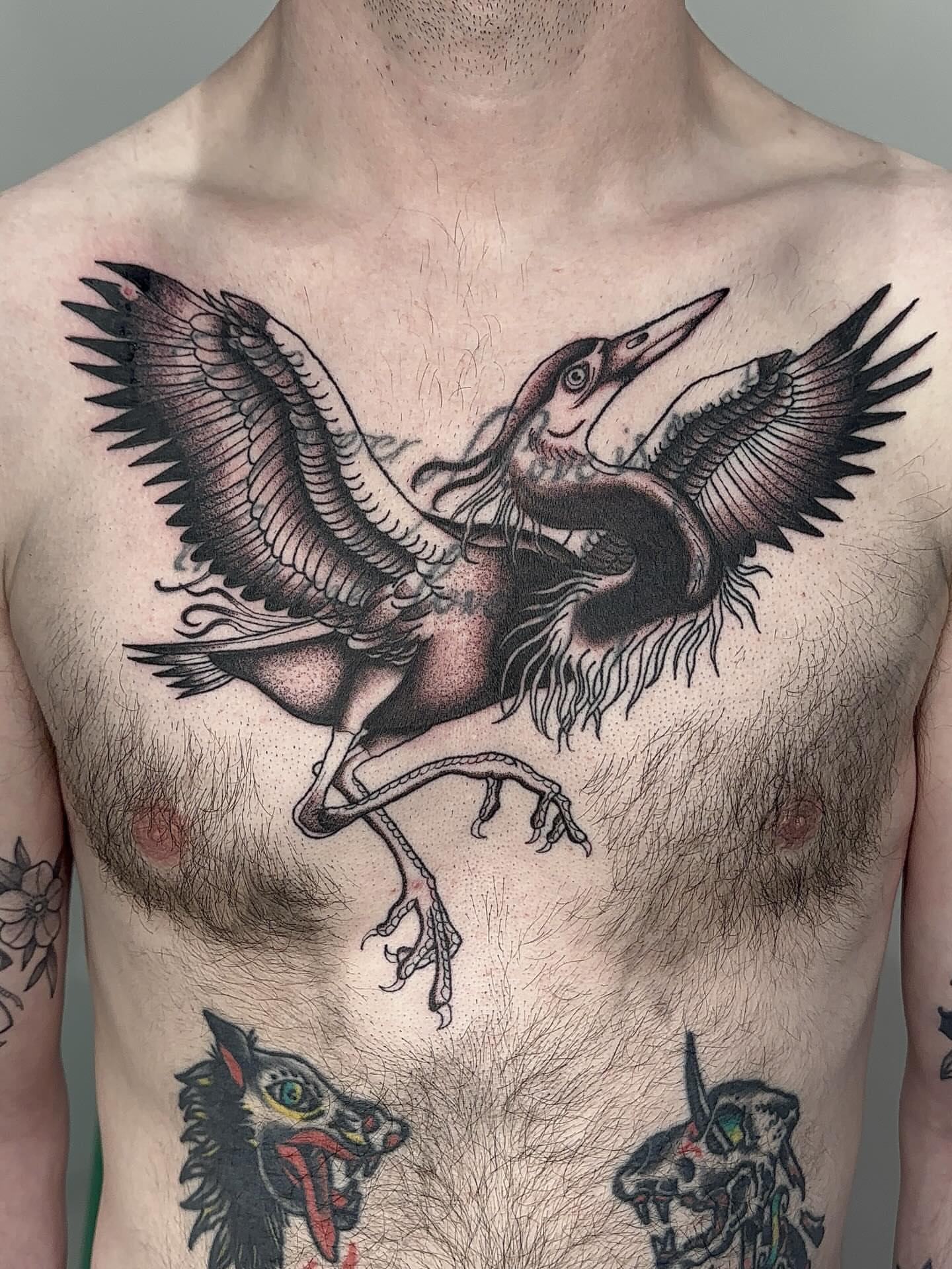 Tattoo by @savannahleetattoos — black_and_grey