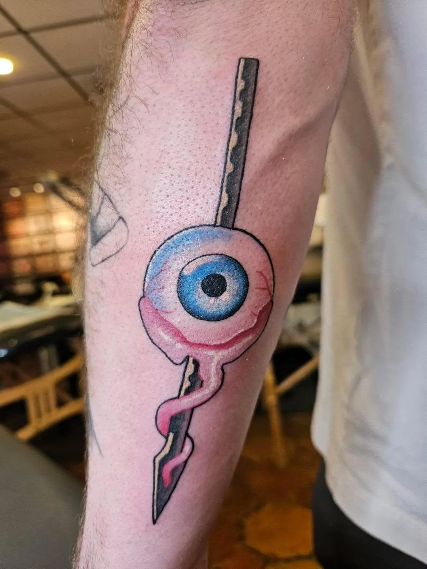 Tattoo by @neonmoonink — watercolor