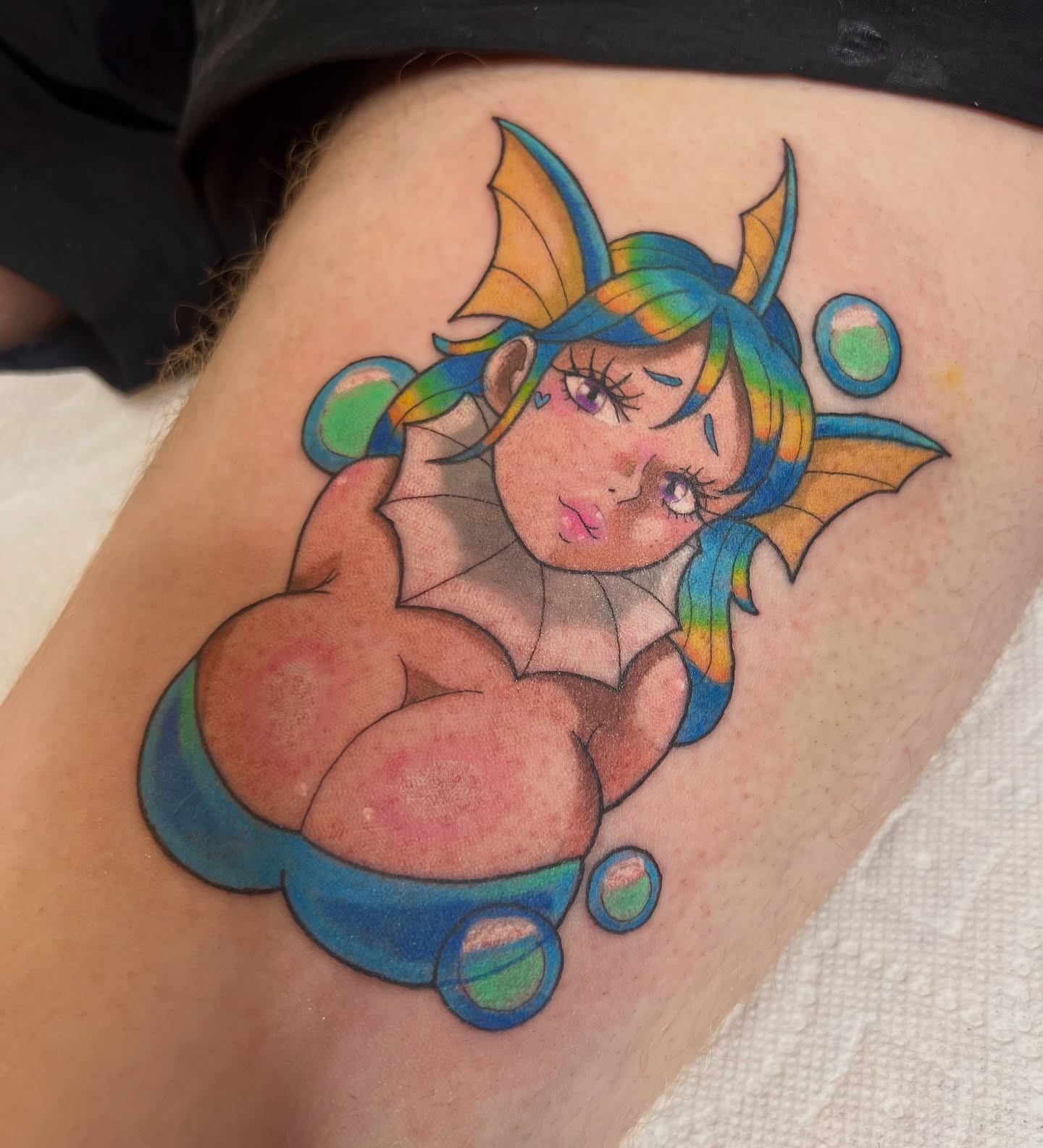 Tattoo by @hollytattoos__ — new_school, anime