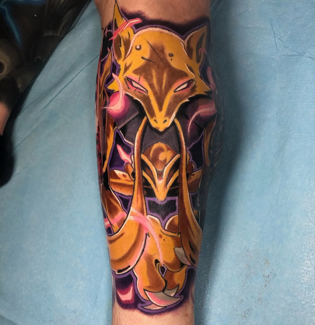 Tattoo by @emilywalkertattoo — new_school, anime