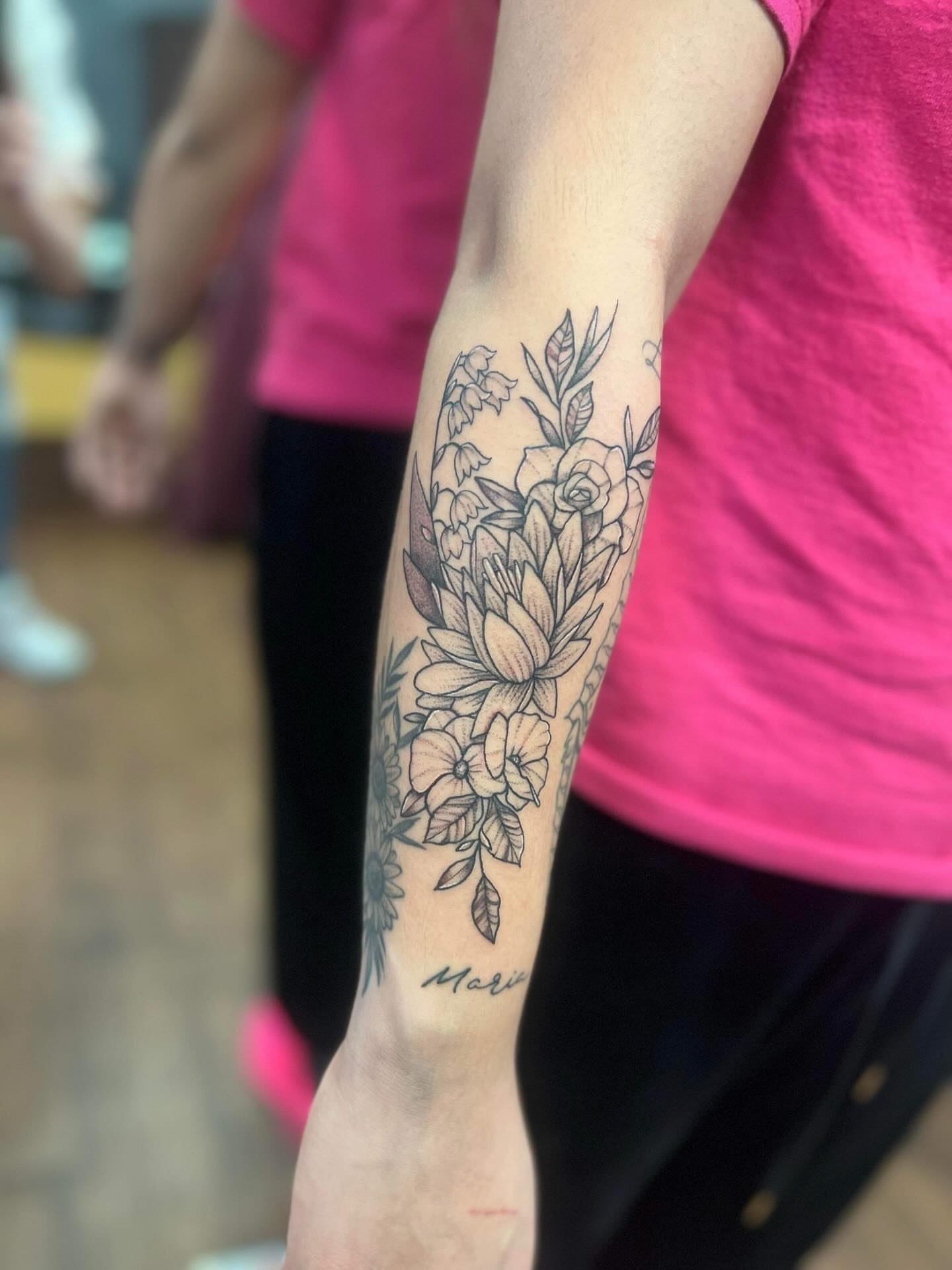 Tattoo by @livv_tattoos — black_and_grey