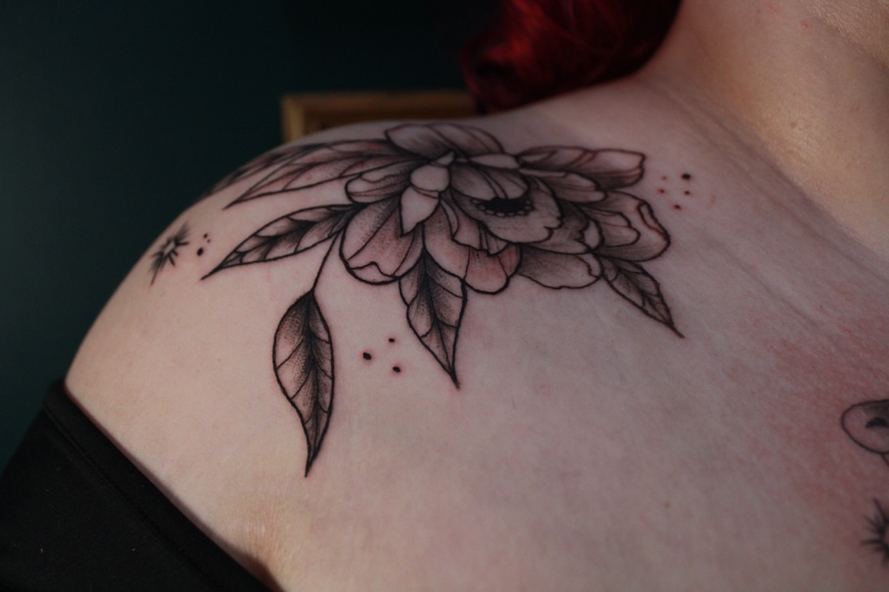 Tattoo by @lexi_inkz — dotwork