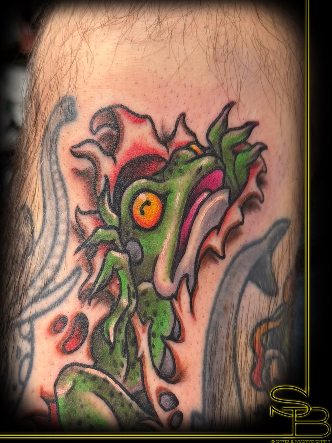 Tattoo by @strangebreu — american_traditional