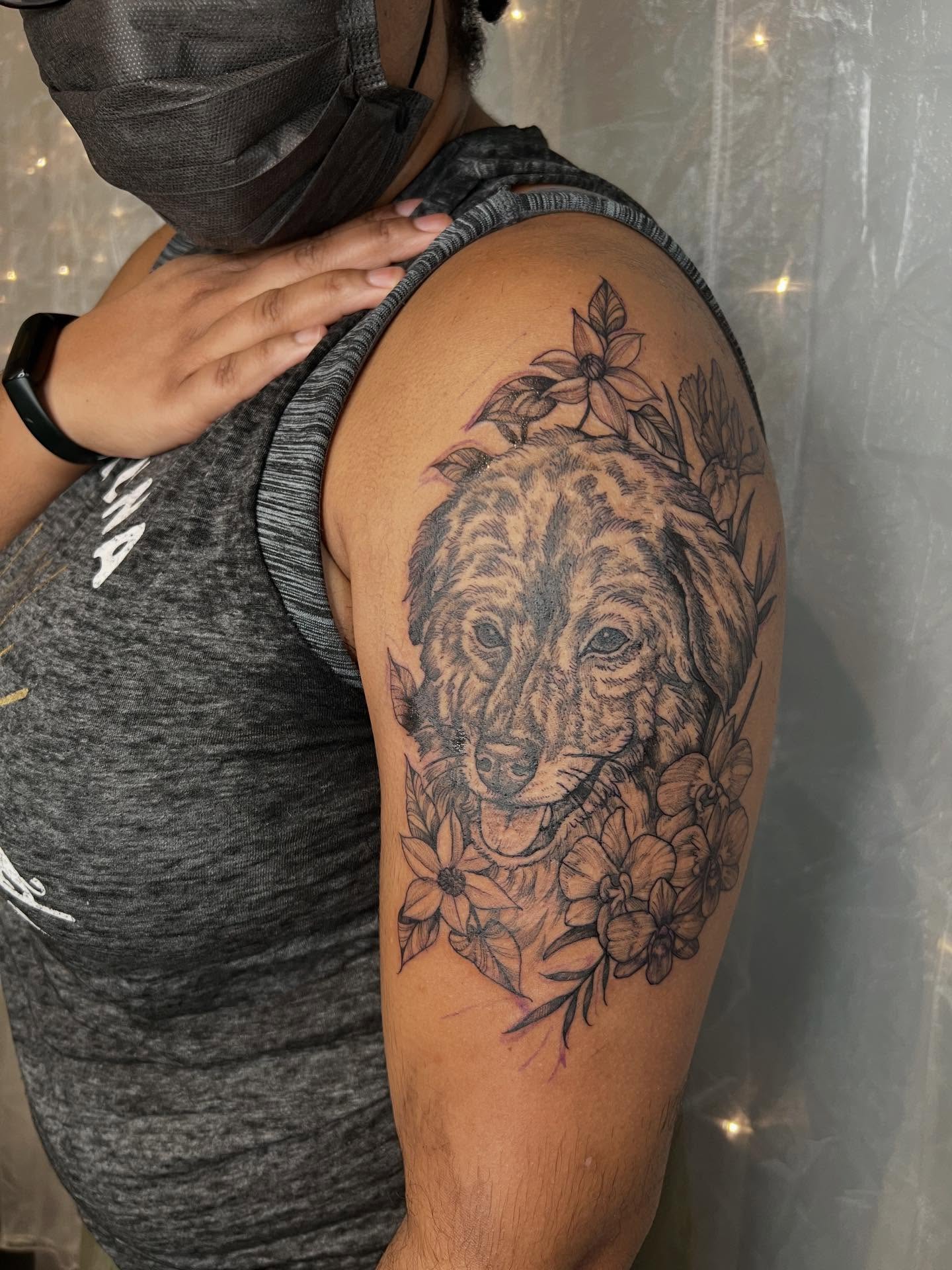 Tattoo by @judeletronik_tattoo — realism, black_and_grey