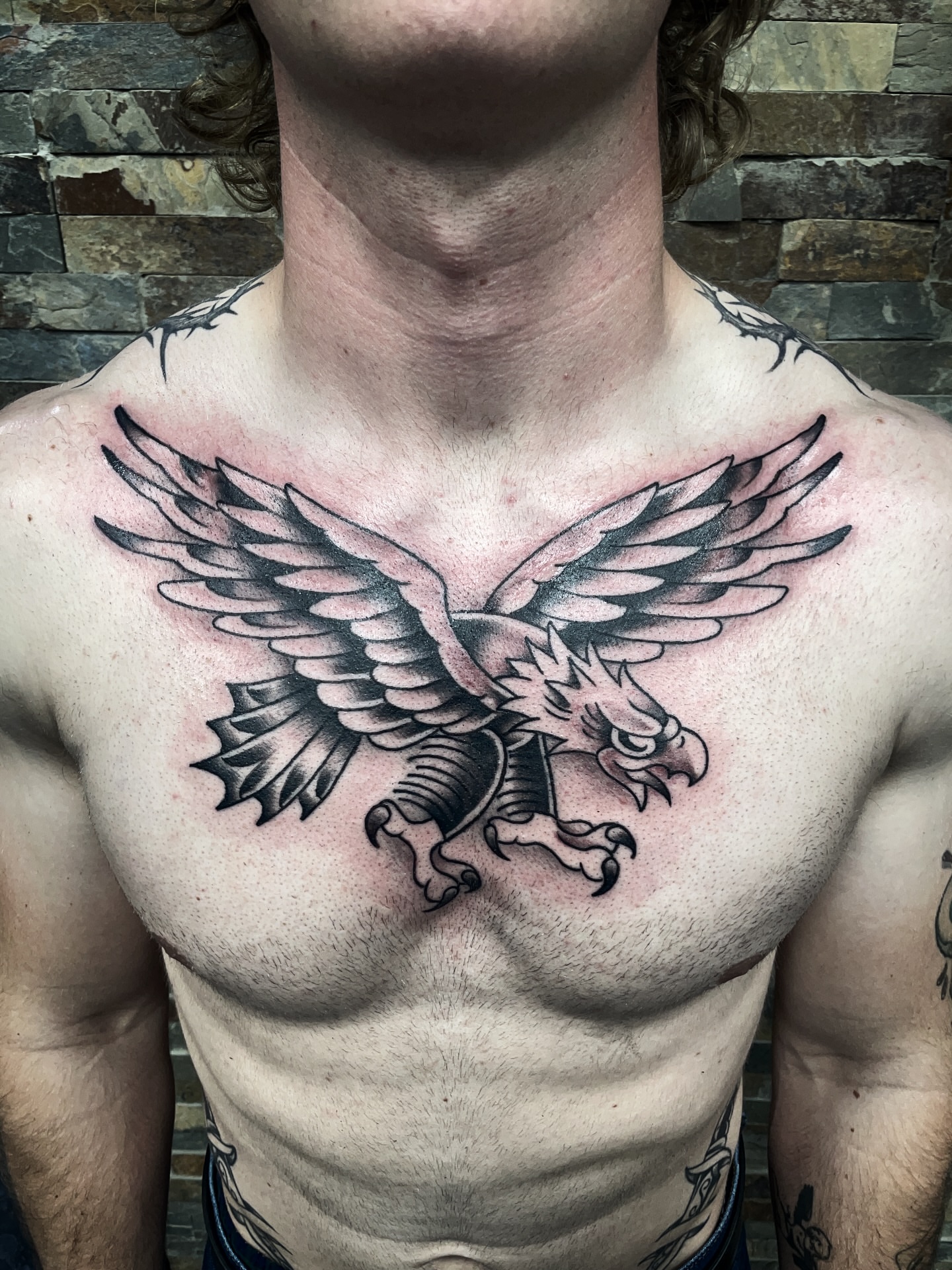 Tattoo by @jasonansley — american_traditional, black_and_grey