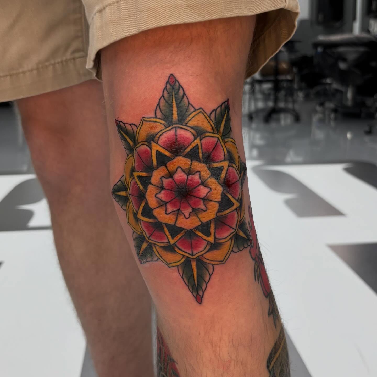 Tattoo by @trawlinson_tattoos — geometric