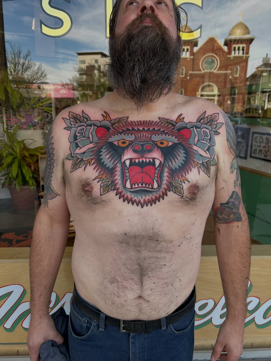 Tattoo by @yogithebeartattoo — american_traditional