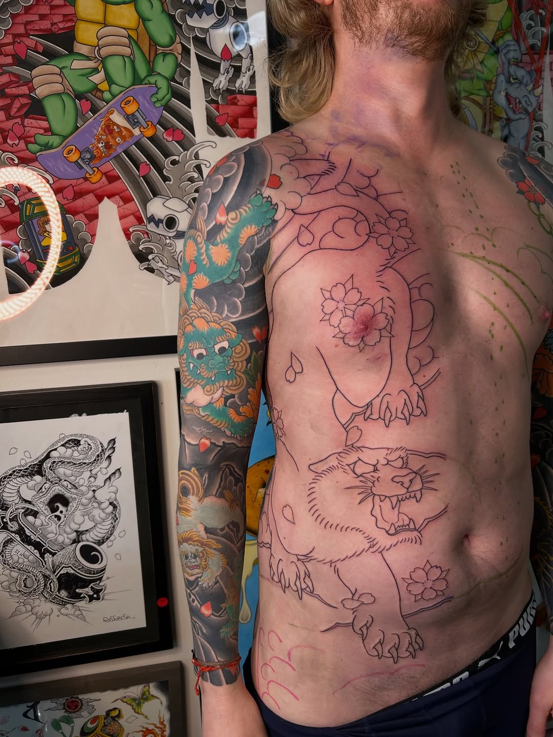 Tattoo by @yogithebeartattoo — japanese_irezumi