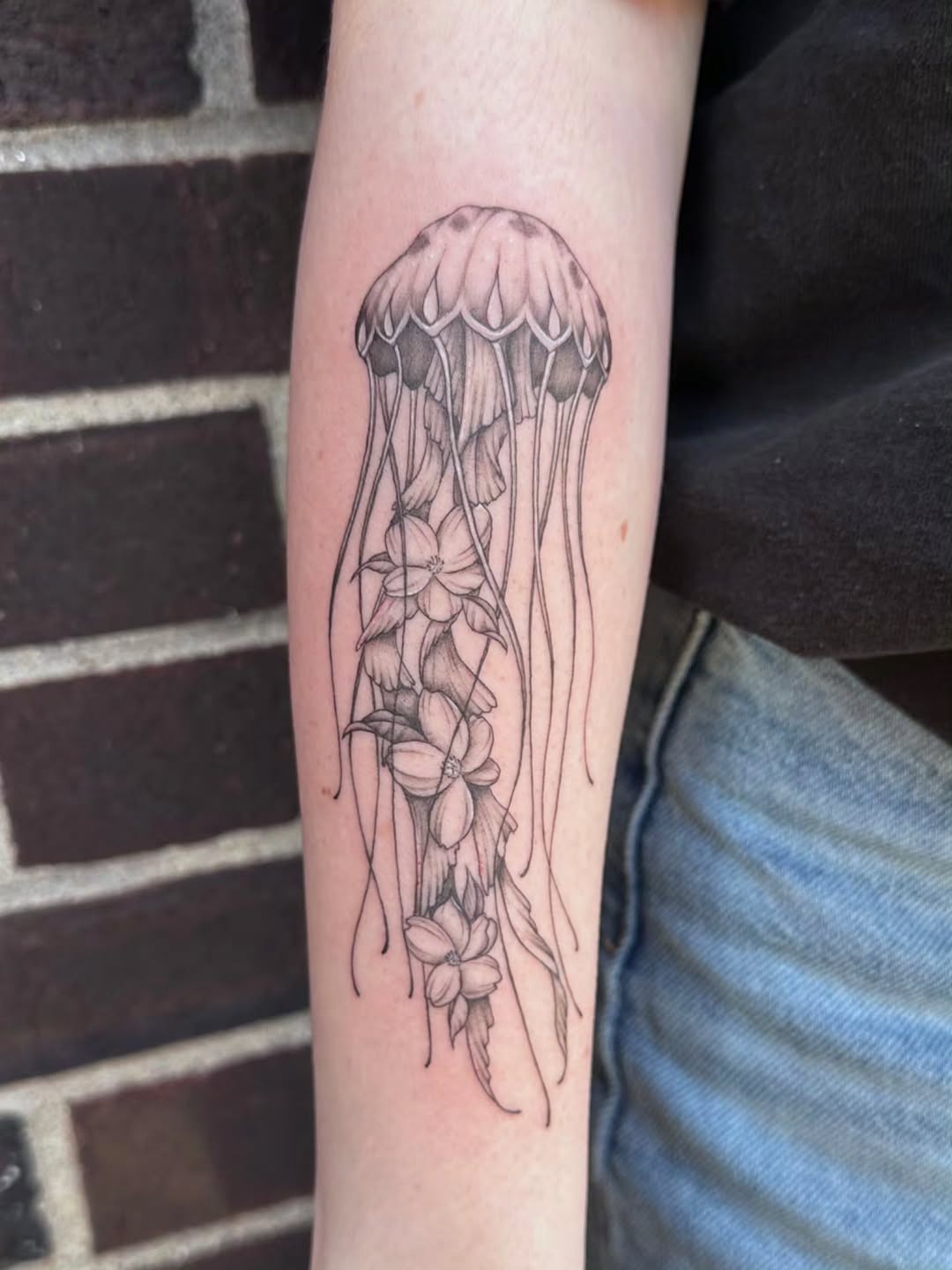 Tattoo by @allhailtattoos_ — black_and_grey, fine_line