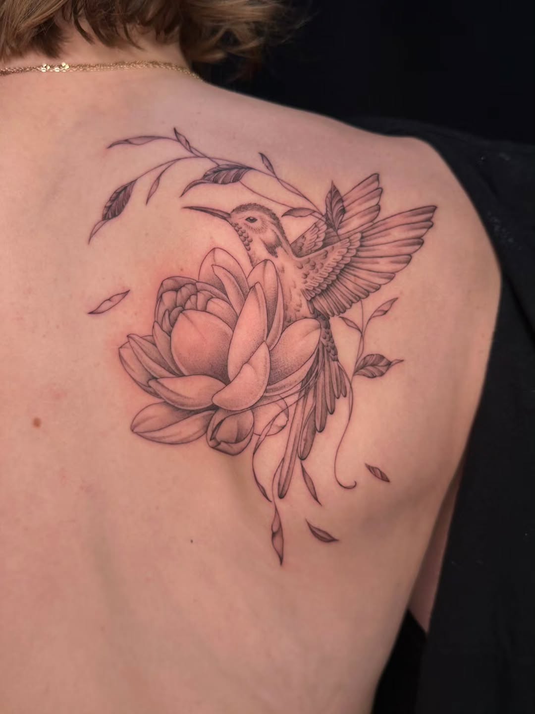 Tattoo by @allhailtattoos_ — fine_line, black_and_grey