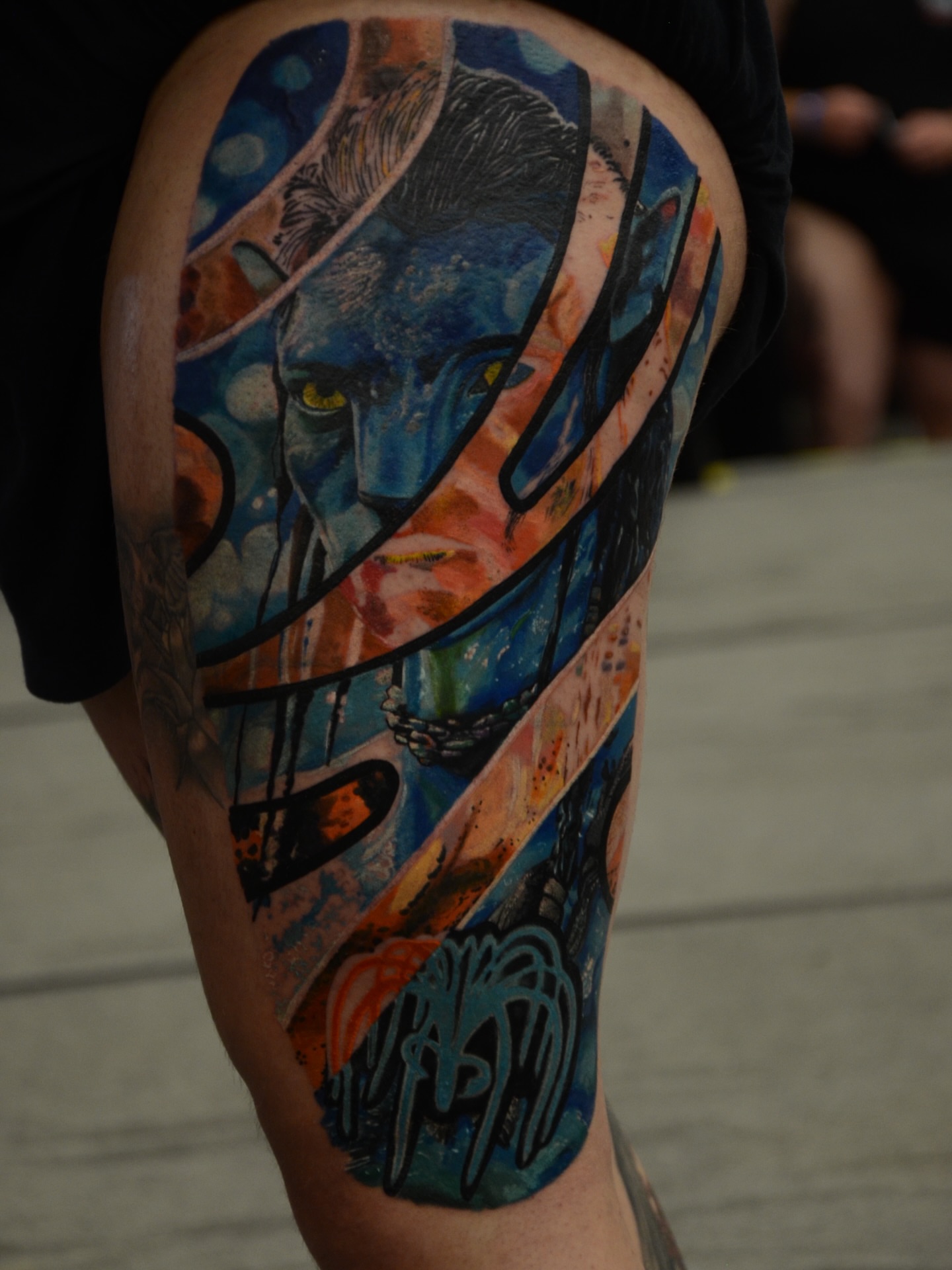 Tattoo by @tonywhodoestattoos — illustrative, dotwork