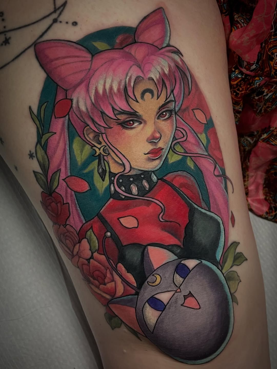 Tattoo by @leahmarietattoo — anime, realism