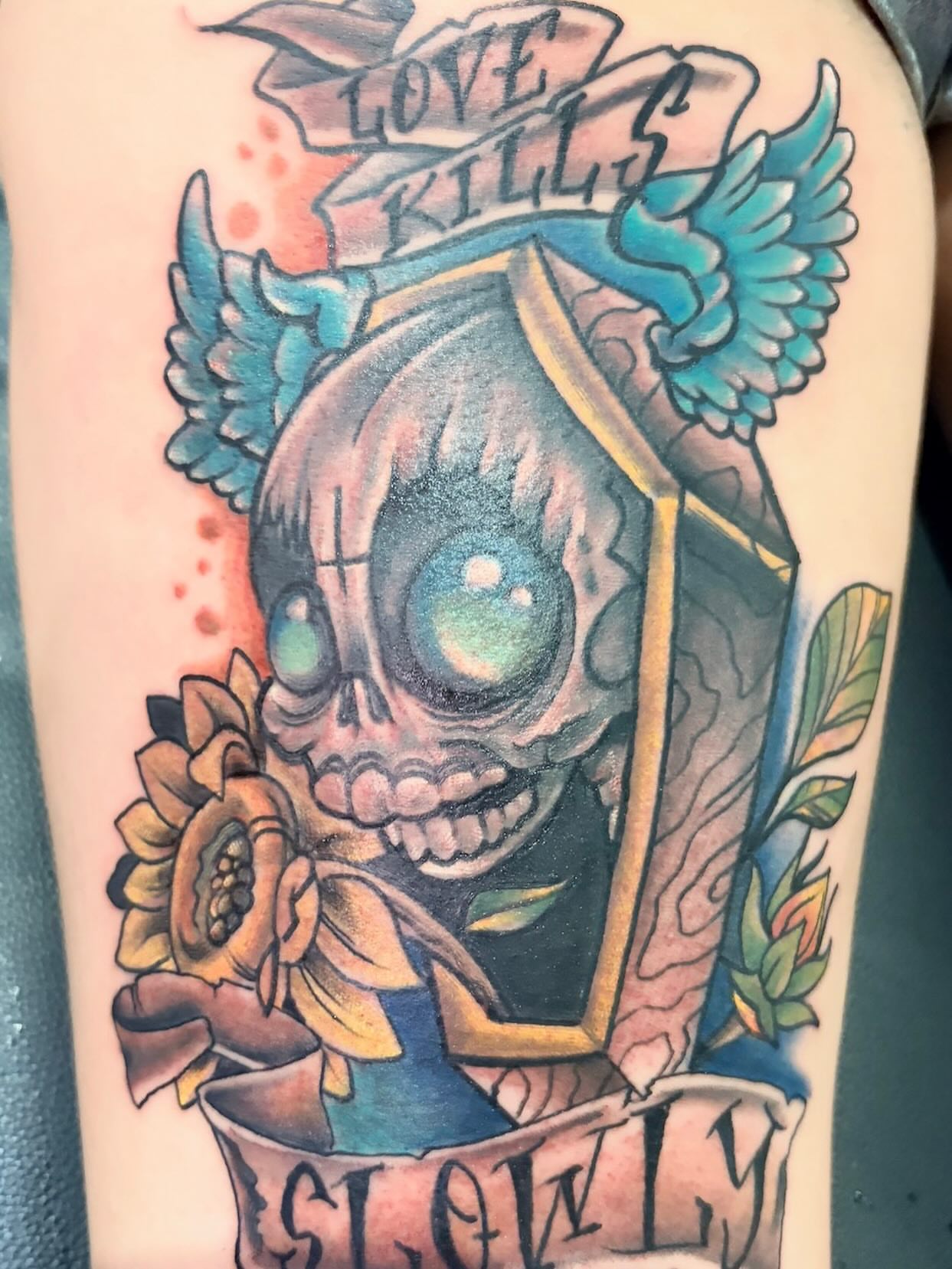 Tattoo by @tommygunz_tatt00er — american_traditional, realism