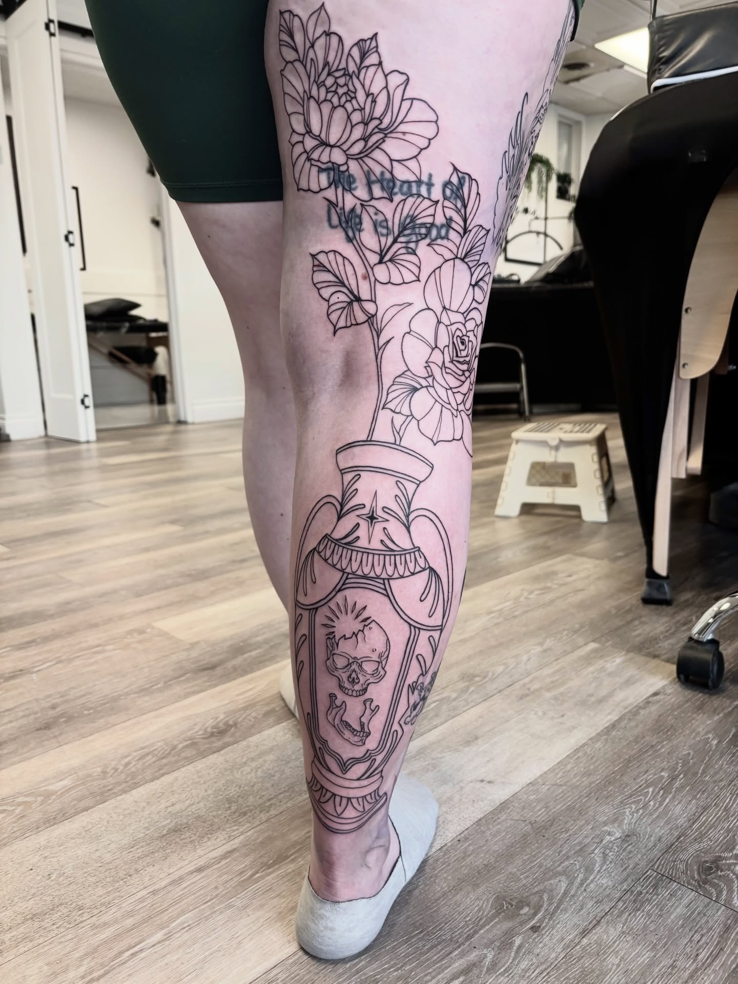 Tattoo by @1nkzilla — black_and_grey