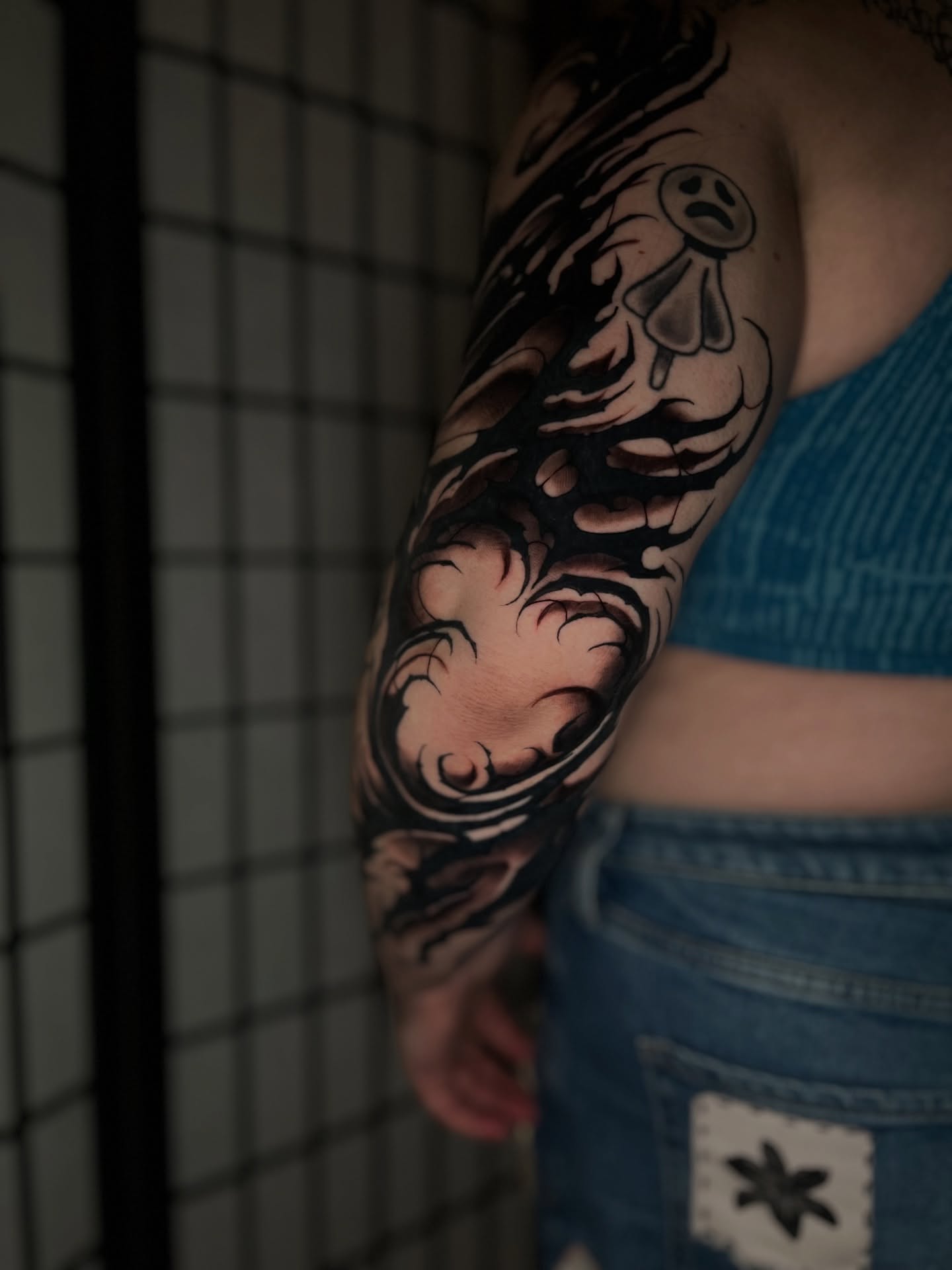 Tattoo by @sick_brat — black_and_grey