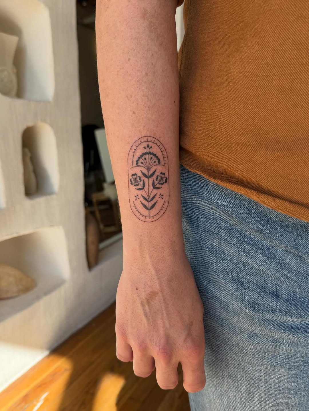Tattoo by @feelinfineline โ fine_line, black_and_grey