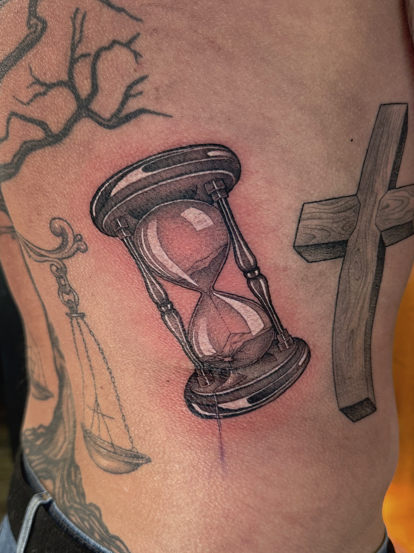 Tattoo by @audreymicheletattoos — realism, black_and_grey