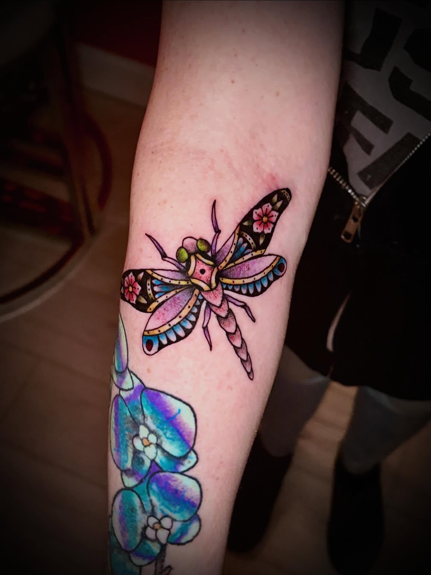 Tattoo by @jddoestattoos — watercolor