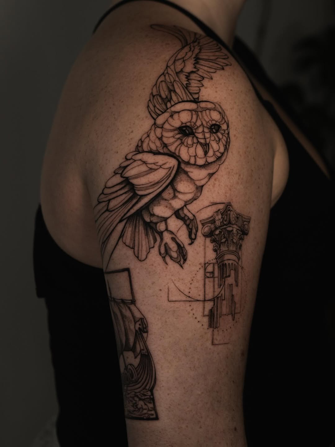 Tattoo by @ternotattoo — black_and_grey, realism