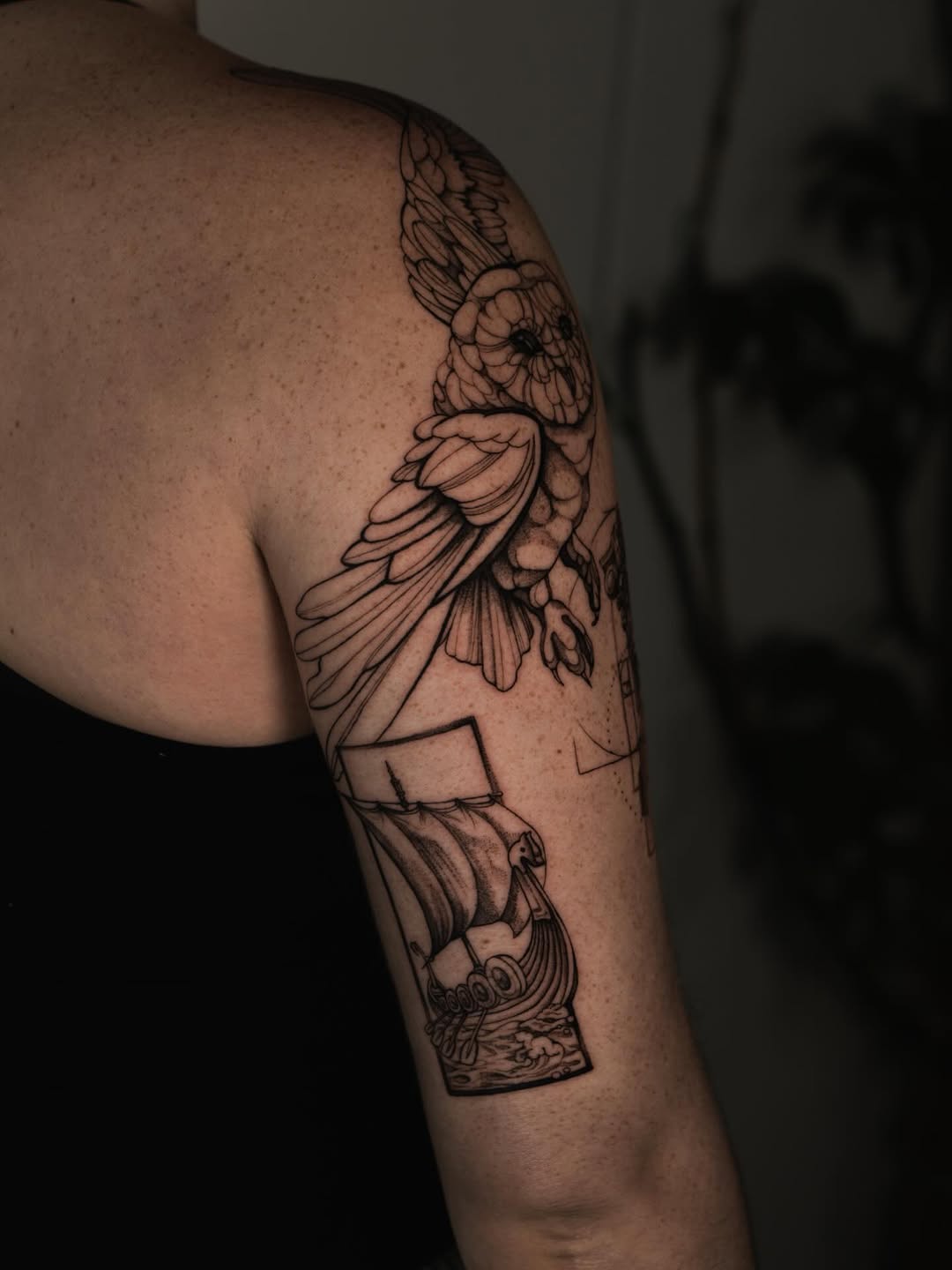 Tattoo by @ternotattoo — black_and_grey, realism