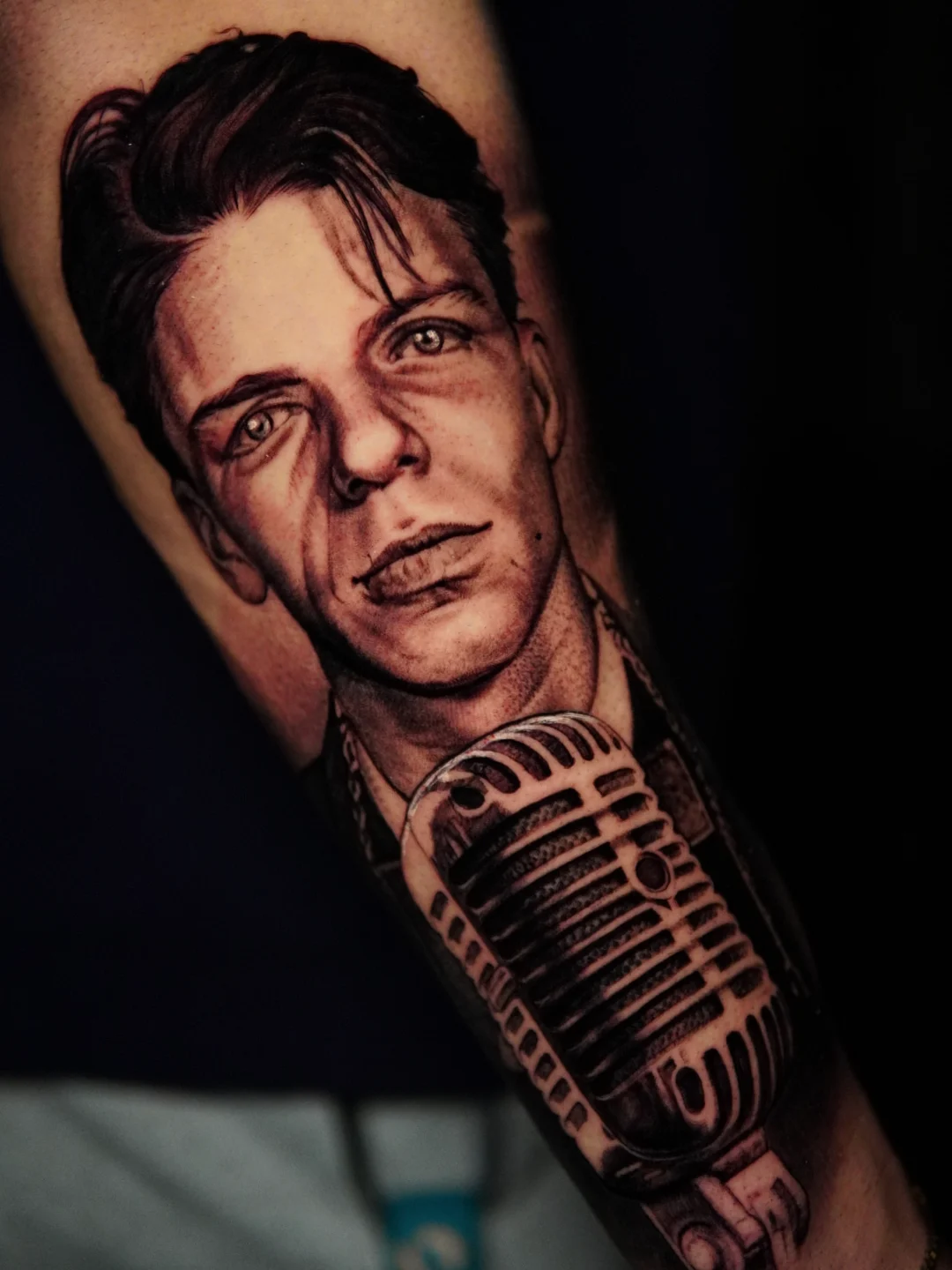 Tattoo by @alexpeatattoos — realism, black_and_grey