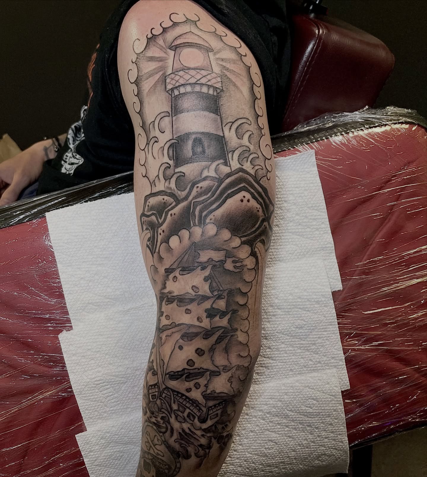 Tattoo by @tat2garrett — black_and_grey
