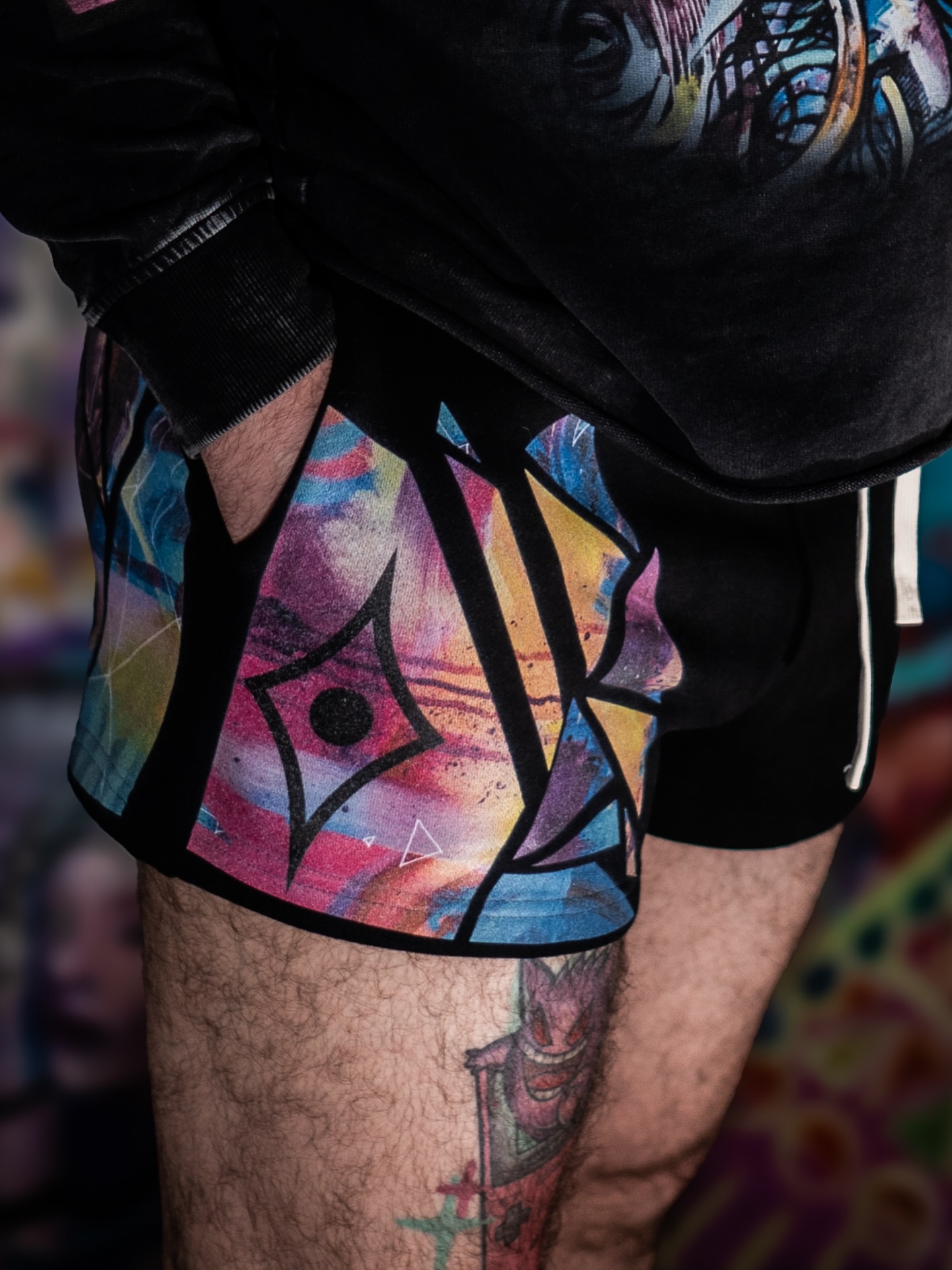 Tattoo by @zol_helios — geometric, watercolor