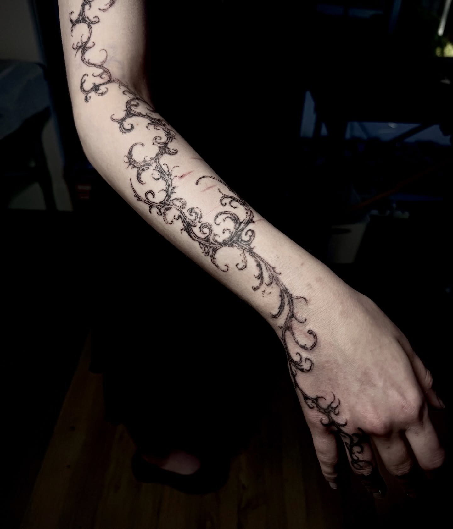 Tattoo by @hoodyink — ornamental