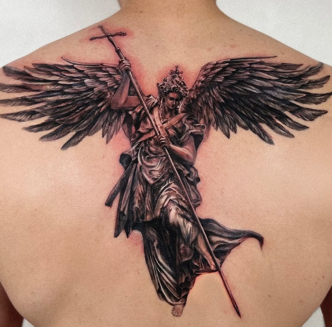 Tattoo by @tattooel_light — realism, black_and_grey