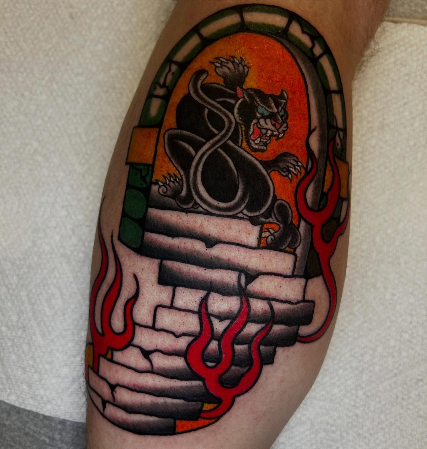 Tattoo by @tattoosbyberlin — american_traditional, black_and_grey