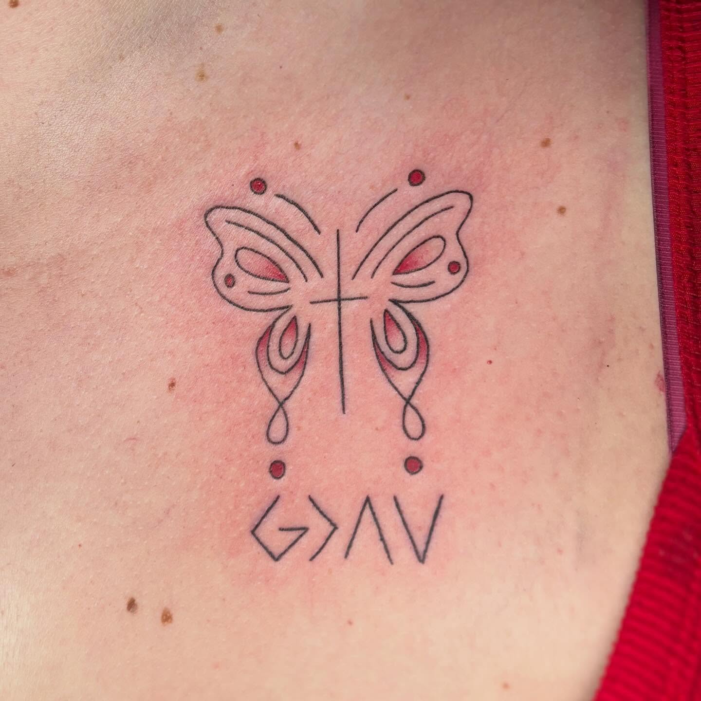 Tattoo by @erintpokes — geometric