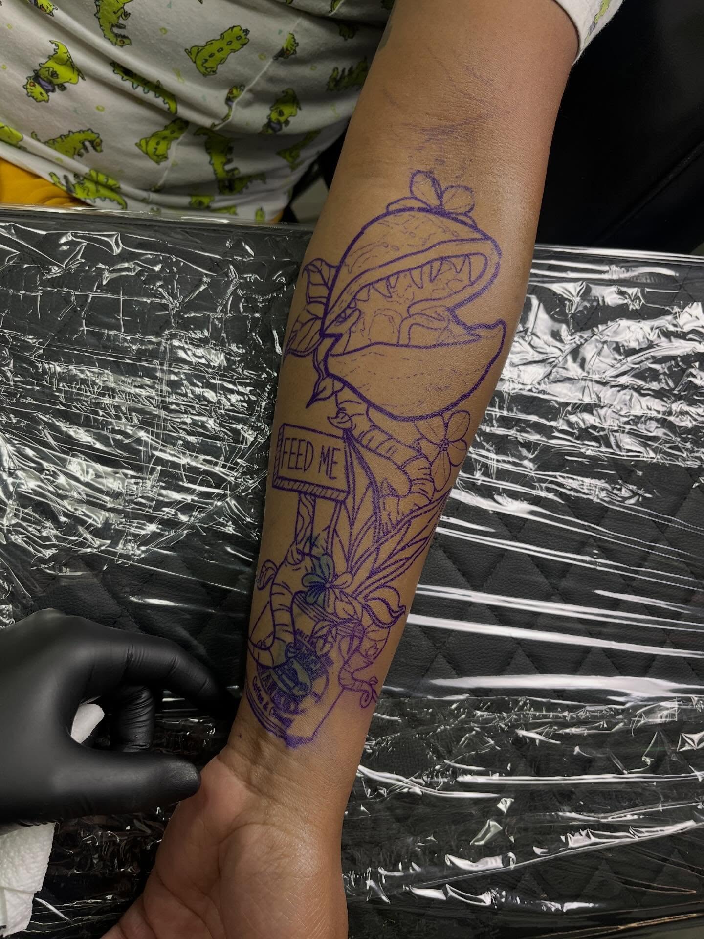 Tattoo by @saratattoo1 — illustrative
