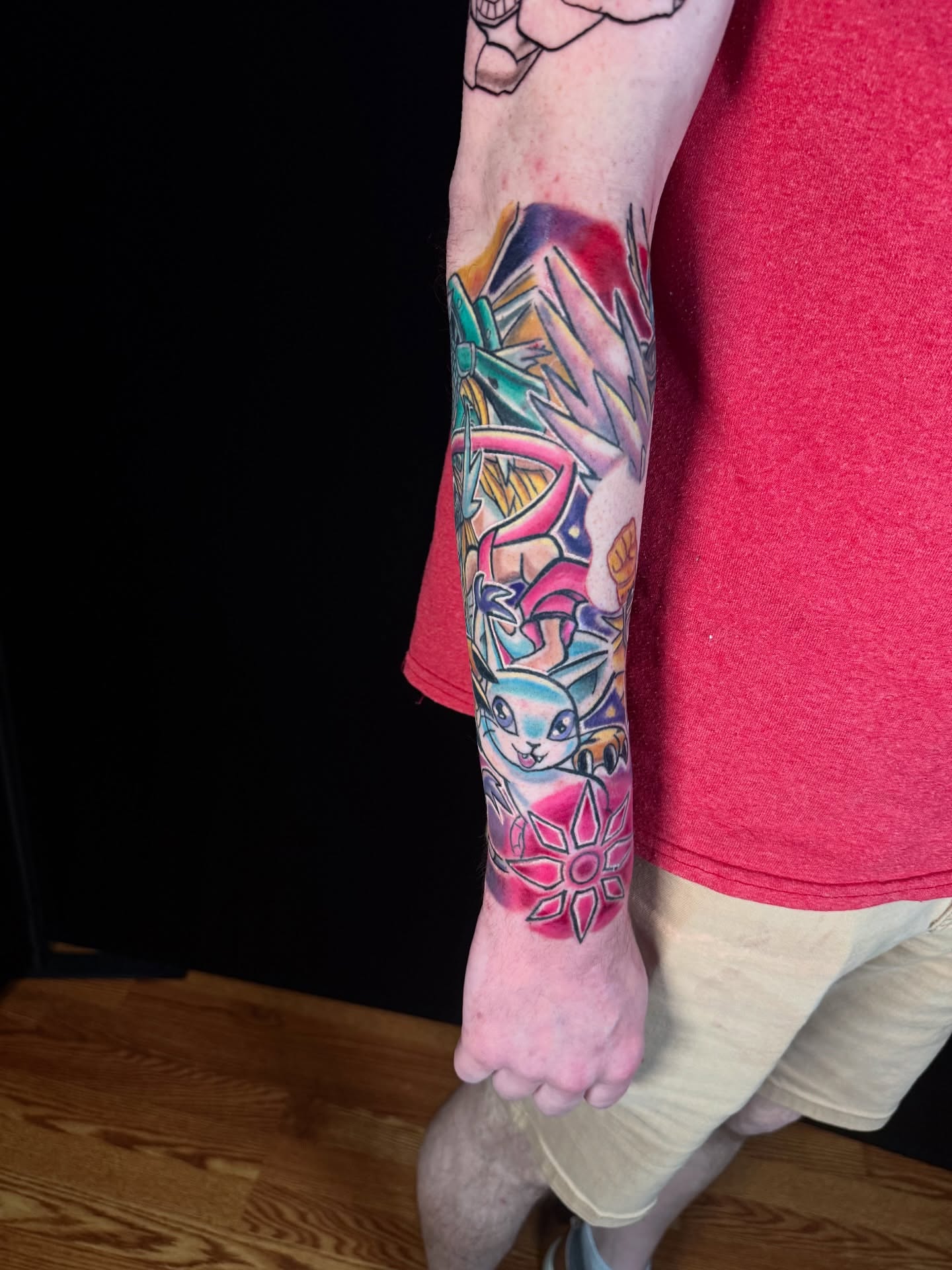 Tattoo by @sideshow_artist — new_school, anime